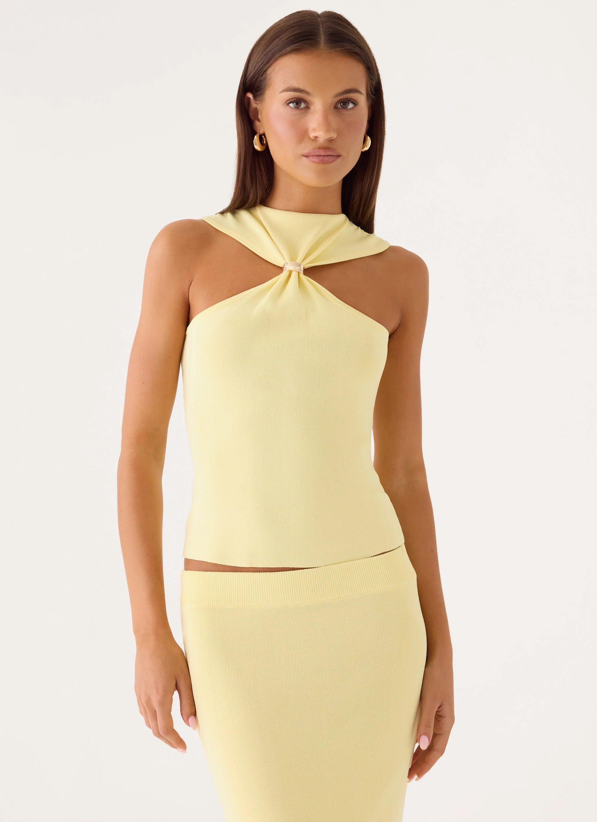 Amarah Knit Top - Yellow
