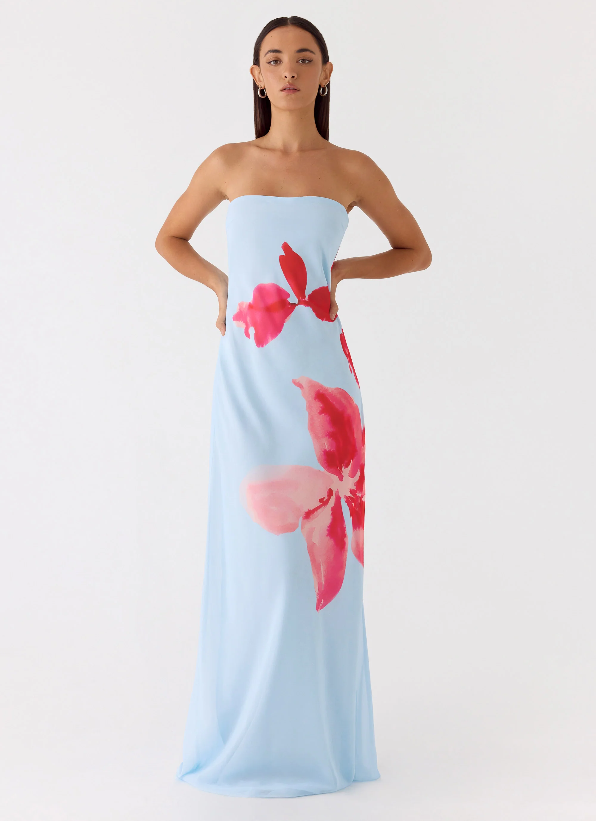 Amelle Maxi Dress - Blue Petal - Image 5