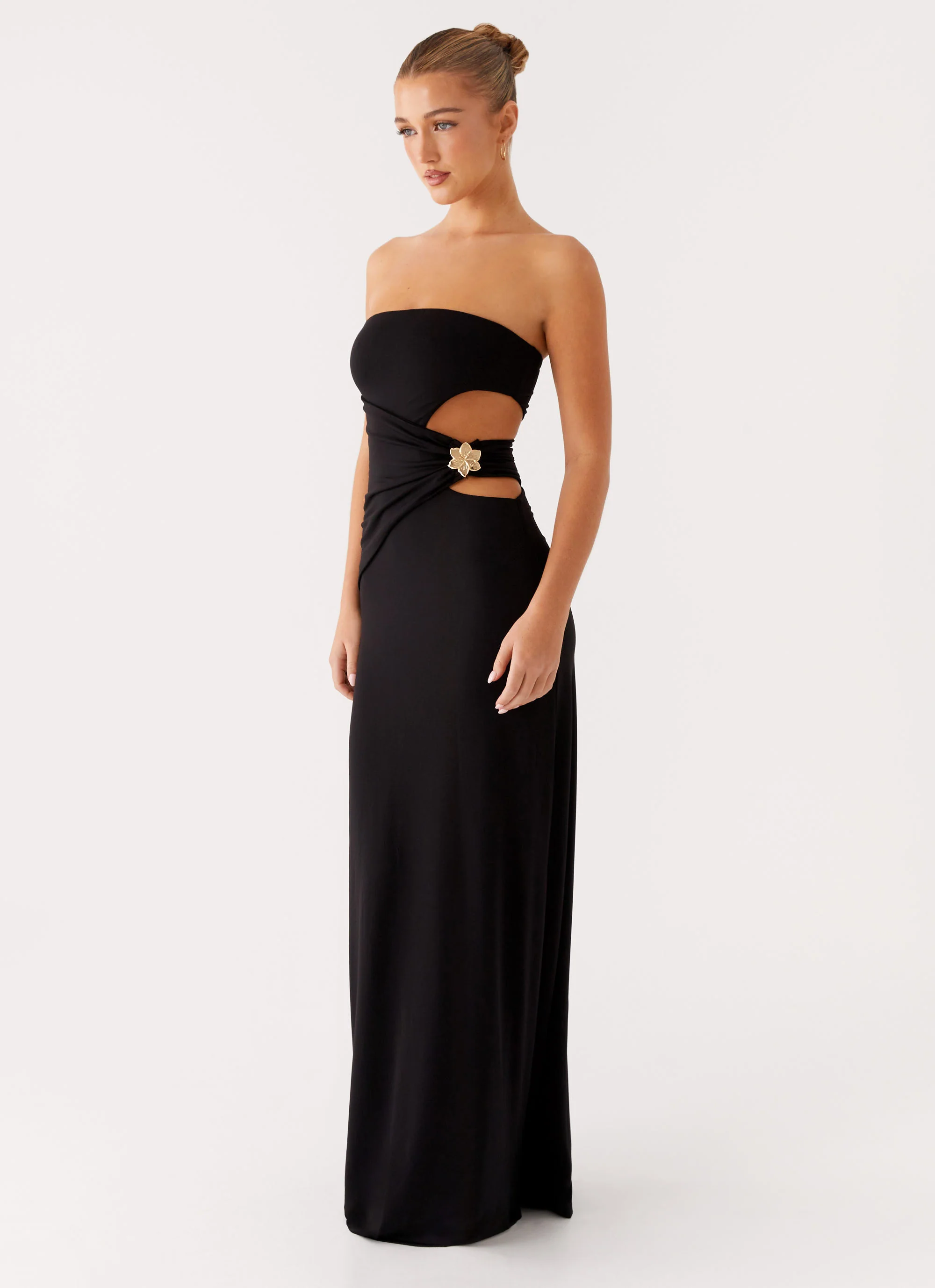 Anetta Maxi Dress - Black - Image 6