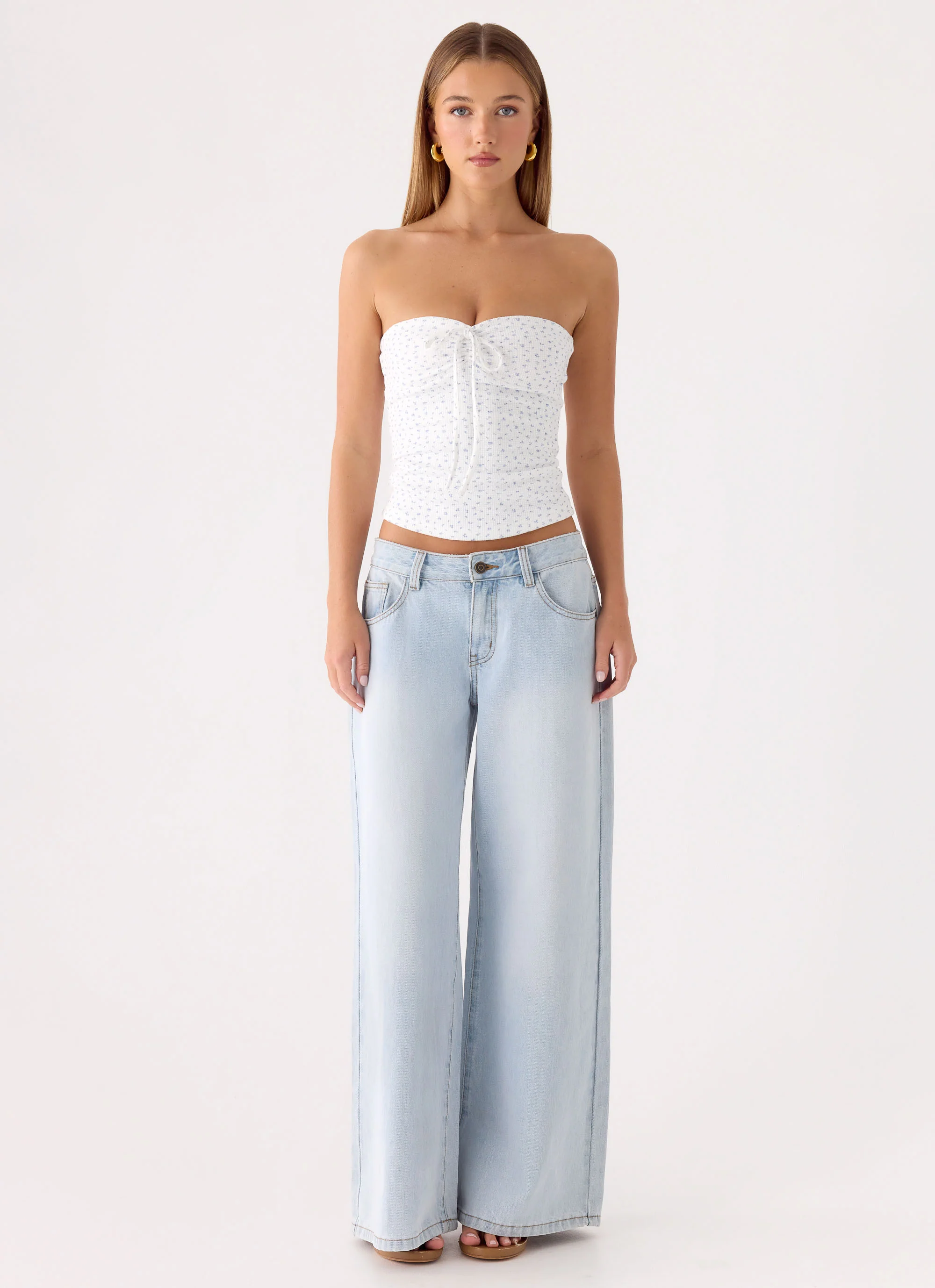 Aurevia Waffle Top - Floral Waffle - Image 4