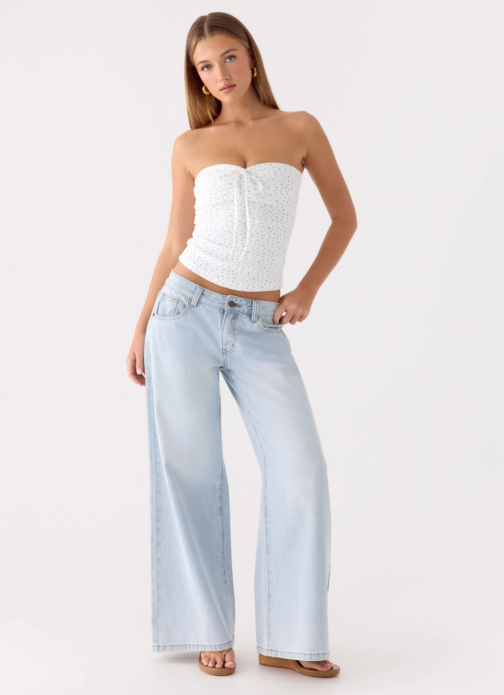 Aurevia Waffle Top - Floral Waffle - Image 6