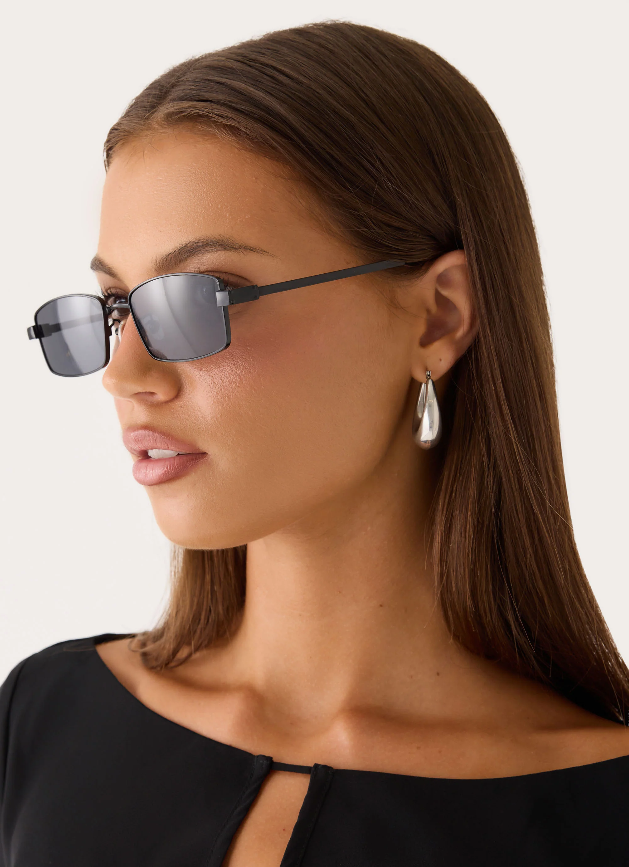 Bad Girl Sunglasses - Black - Image 3