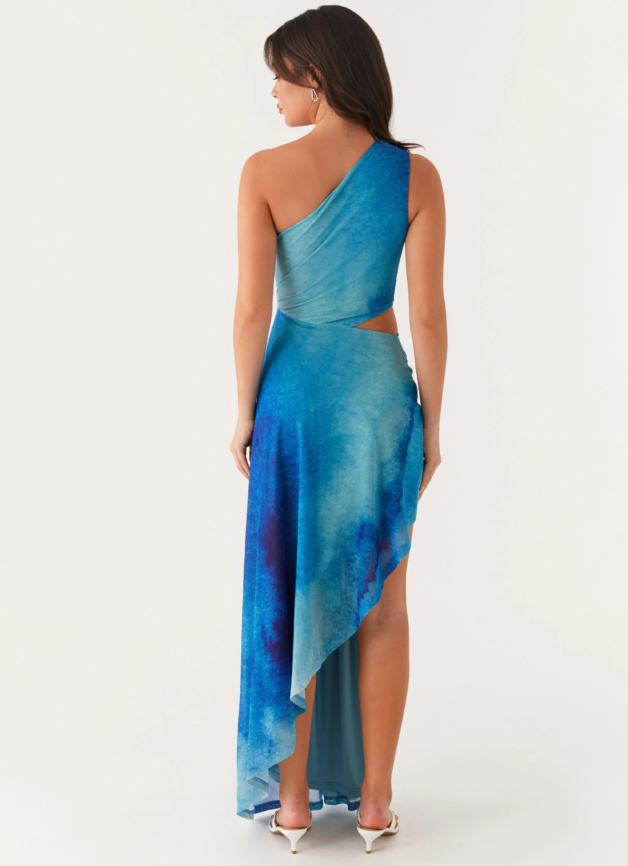 Blinded Maxi Dress - Blue Tie Dye - Image 5
