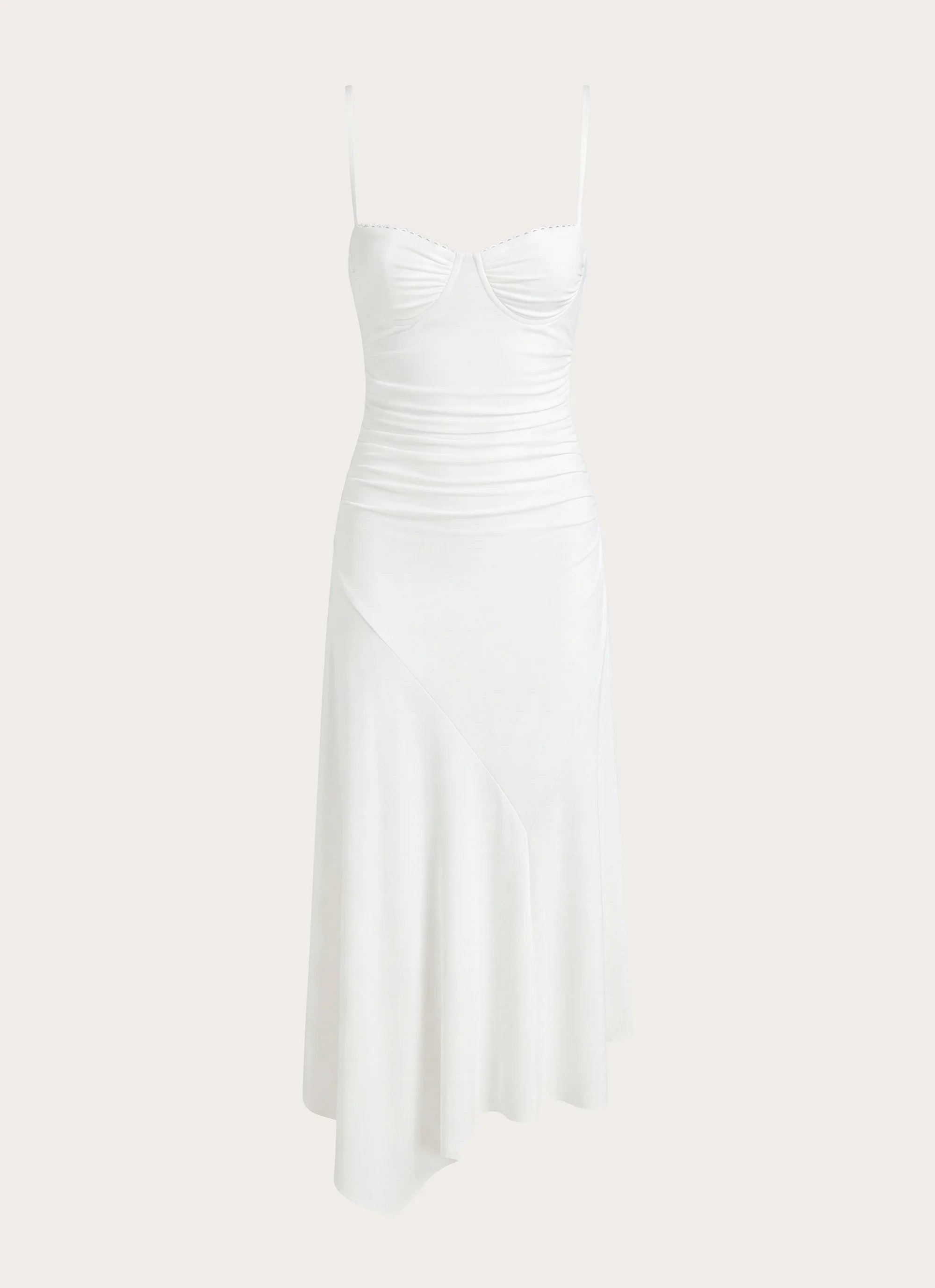 Bottle Pop Midi Dress - White - Image 10