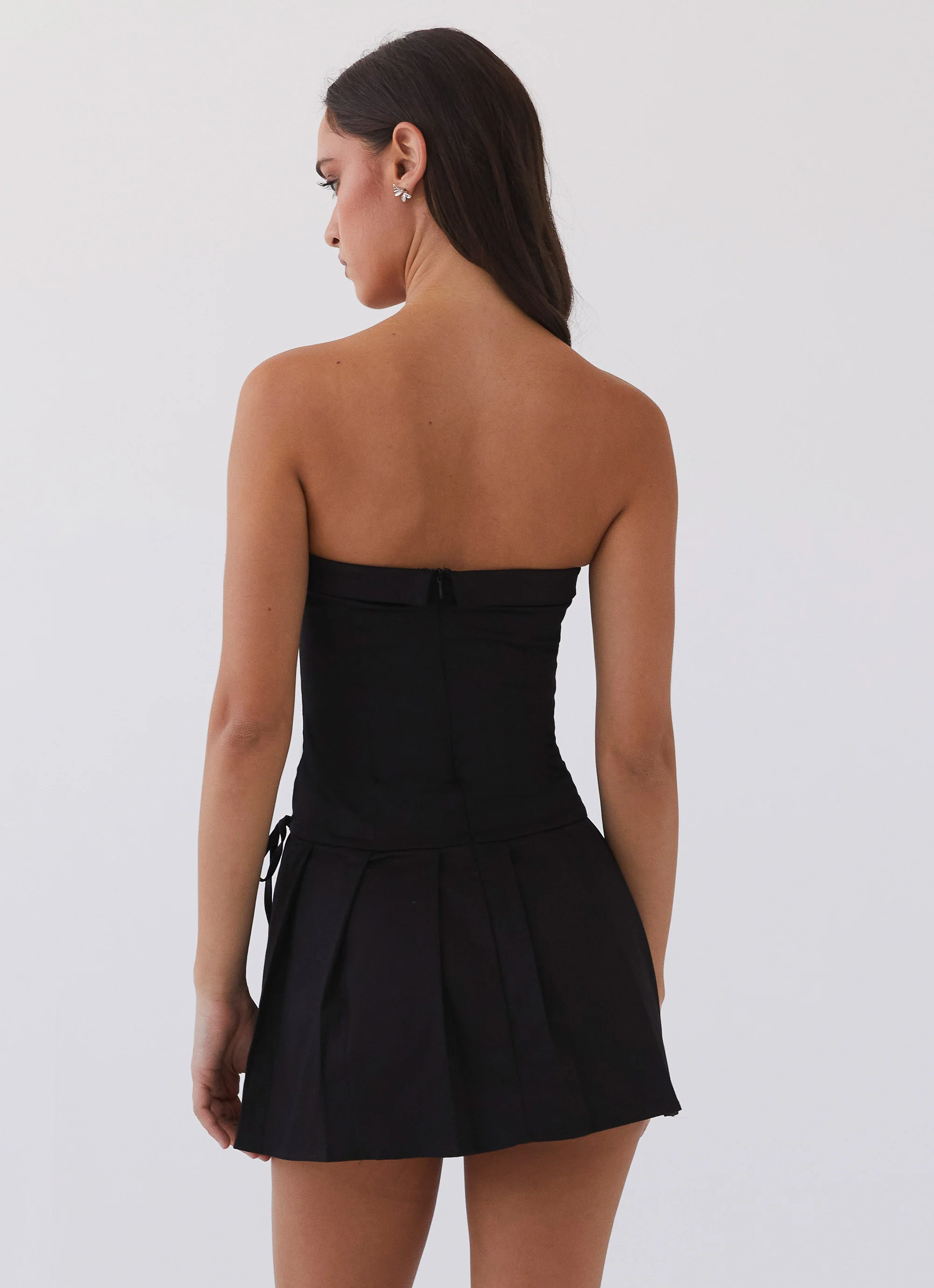 Calling The Shots Mini Dress - Black - Image 4