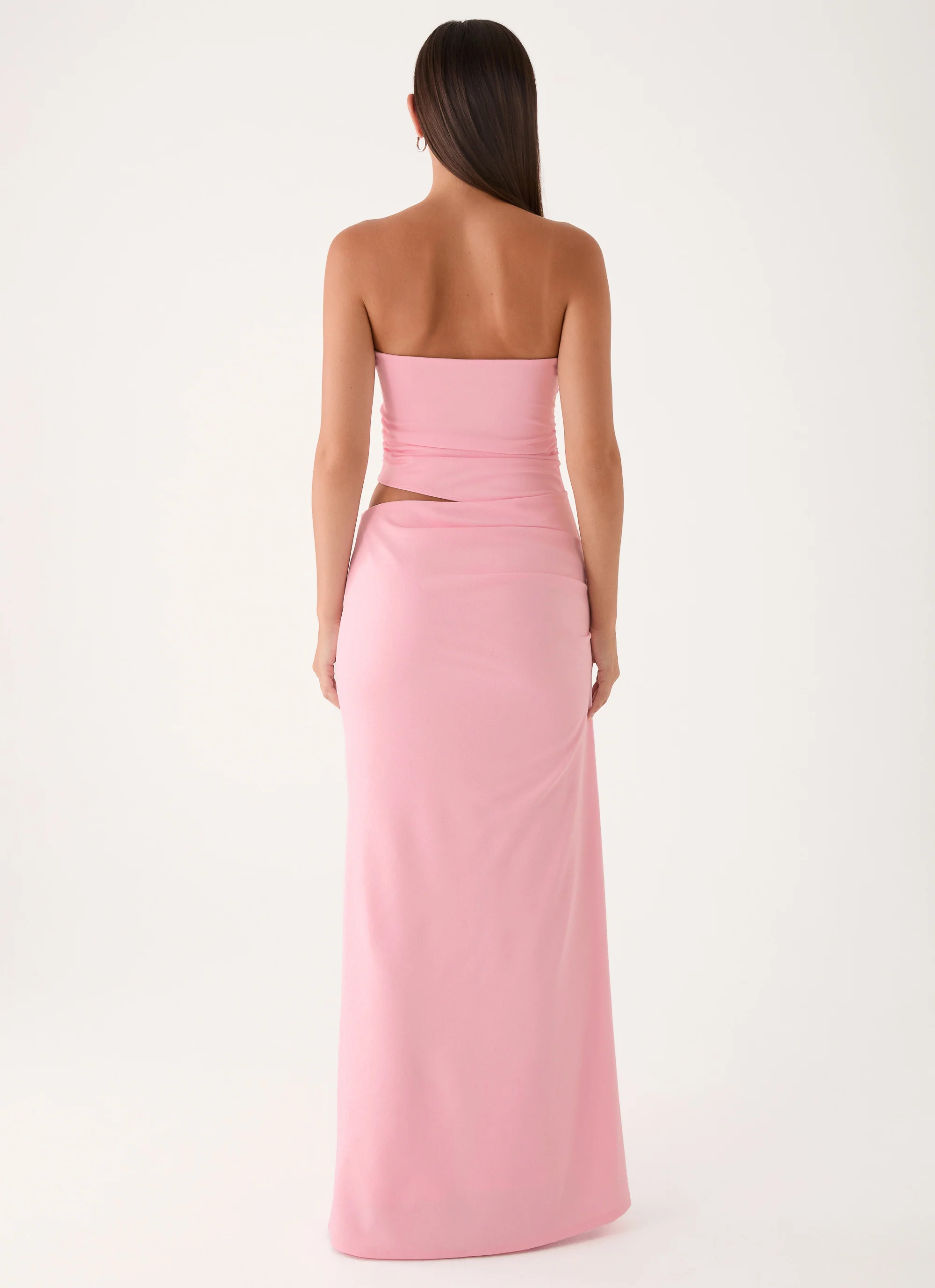 Carella Strapless Maxi Dress - Pink - Image 2