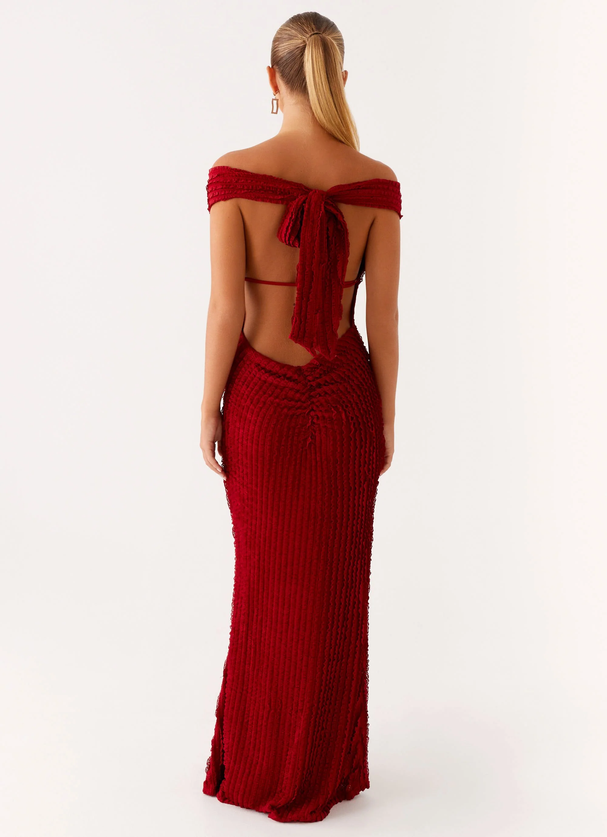 Chantelle Maxi Dress - Red - Image 6