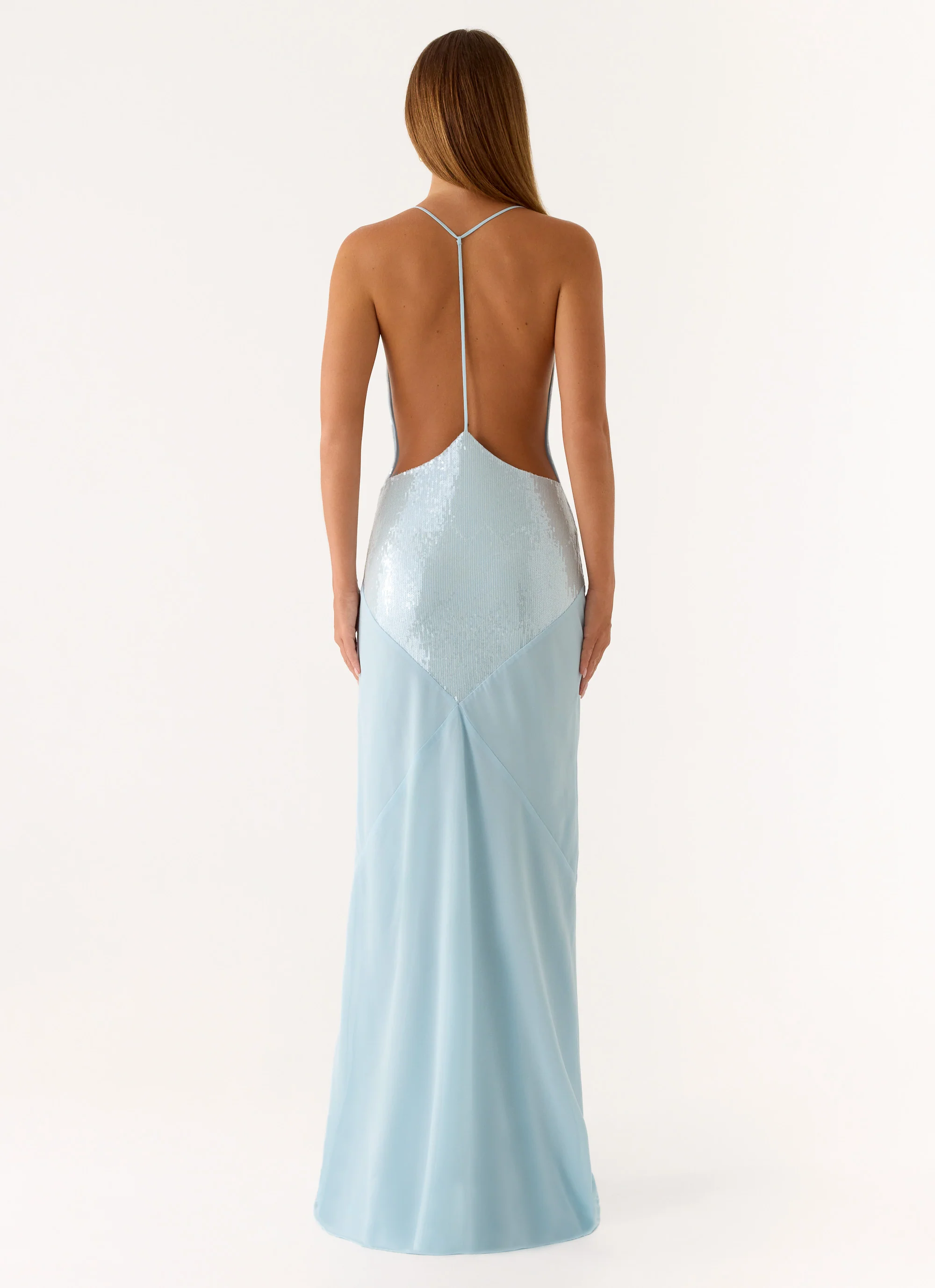 Cleodora Maxi Dress - Blue - Image 6
