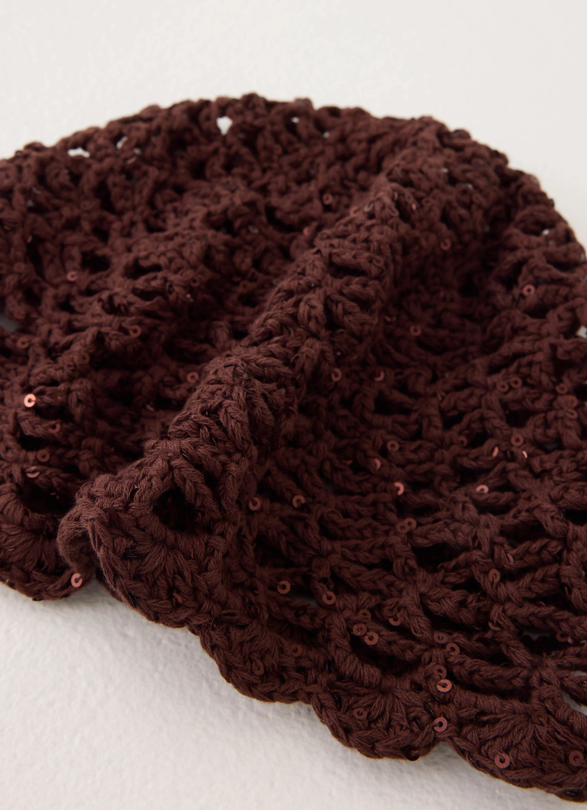 Coastal Muse Crochet Hat - Brown - Image 4