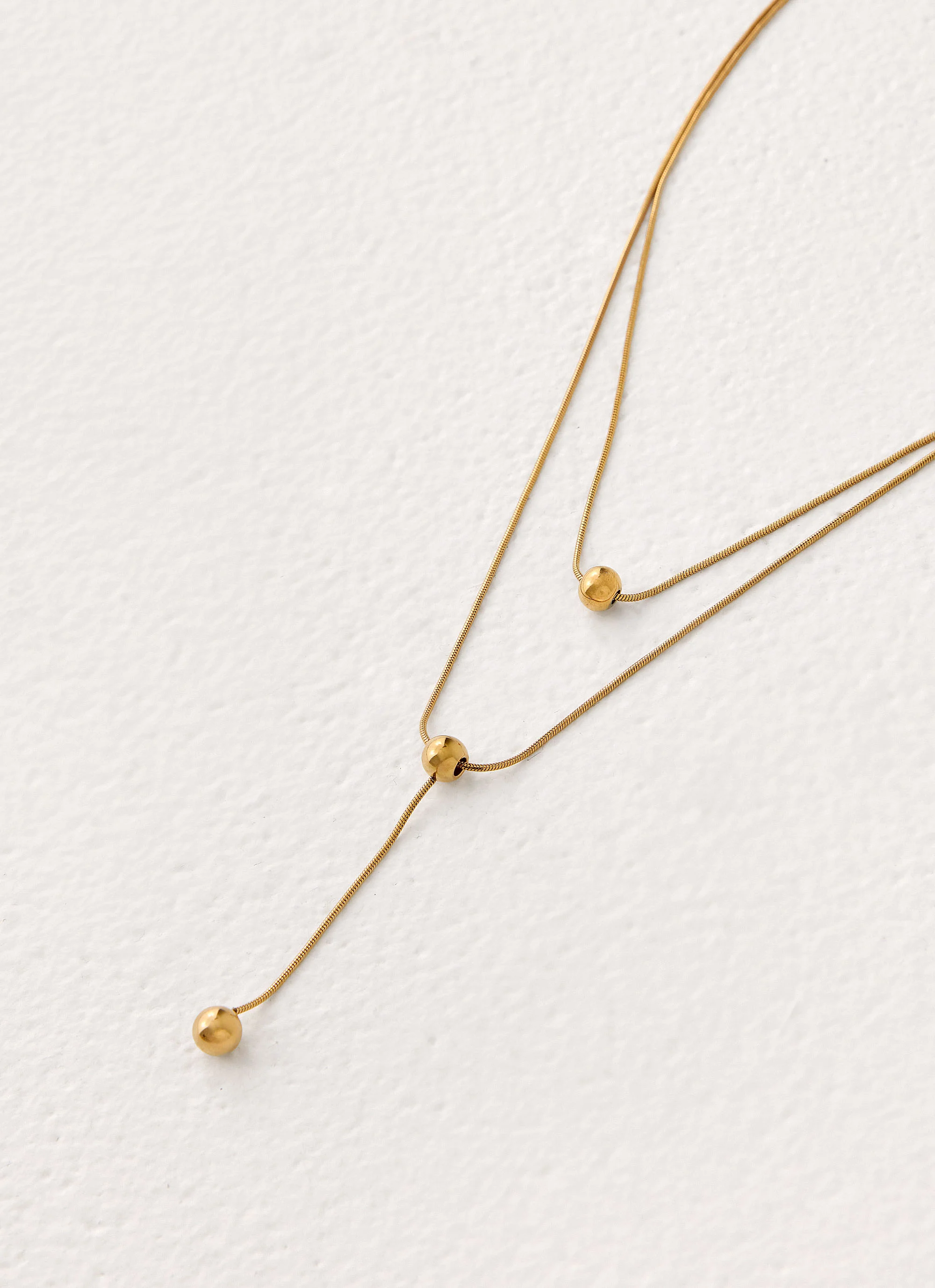 Dainty Girl Necklace - Gold - Image 4