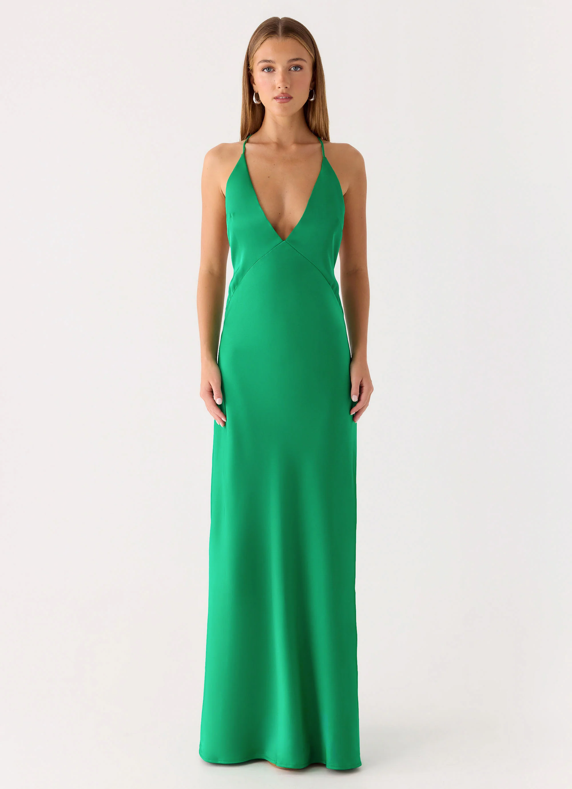 Esmeray Maxi Dress - Emerald Green - Image 5