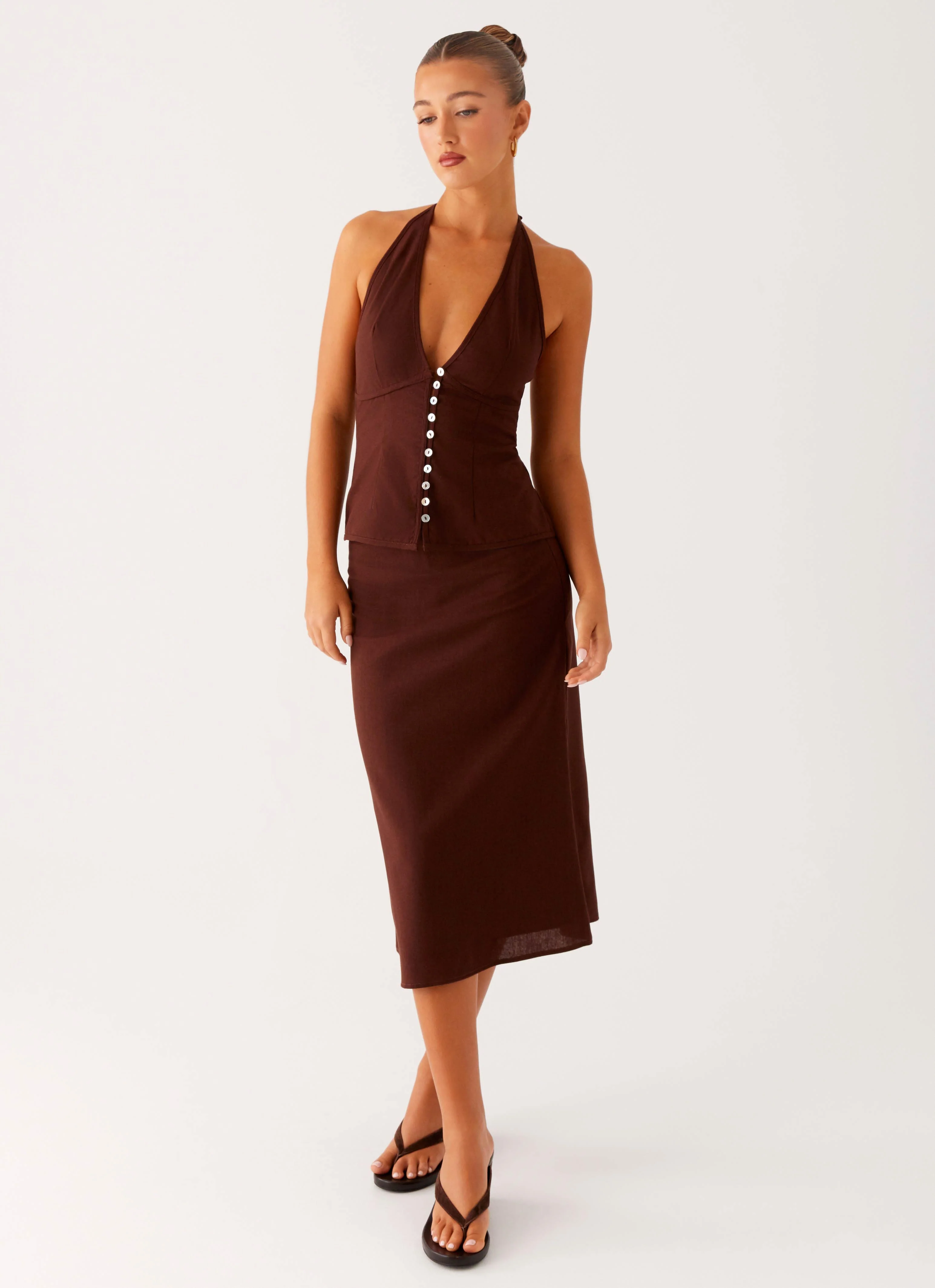Esther Top - Chocolate - Image 4