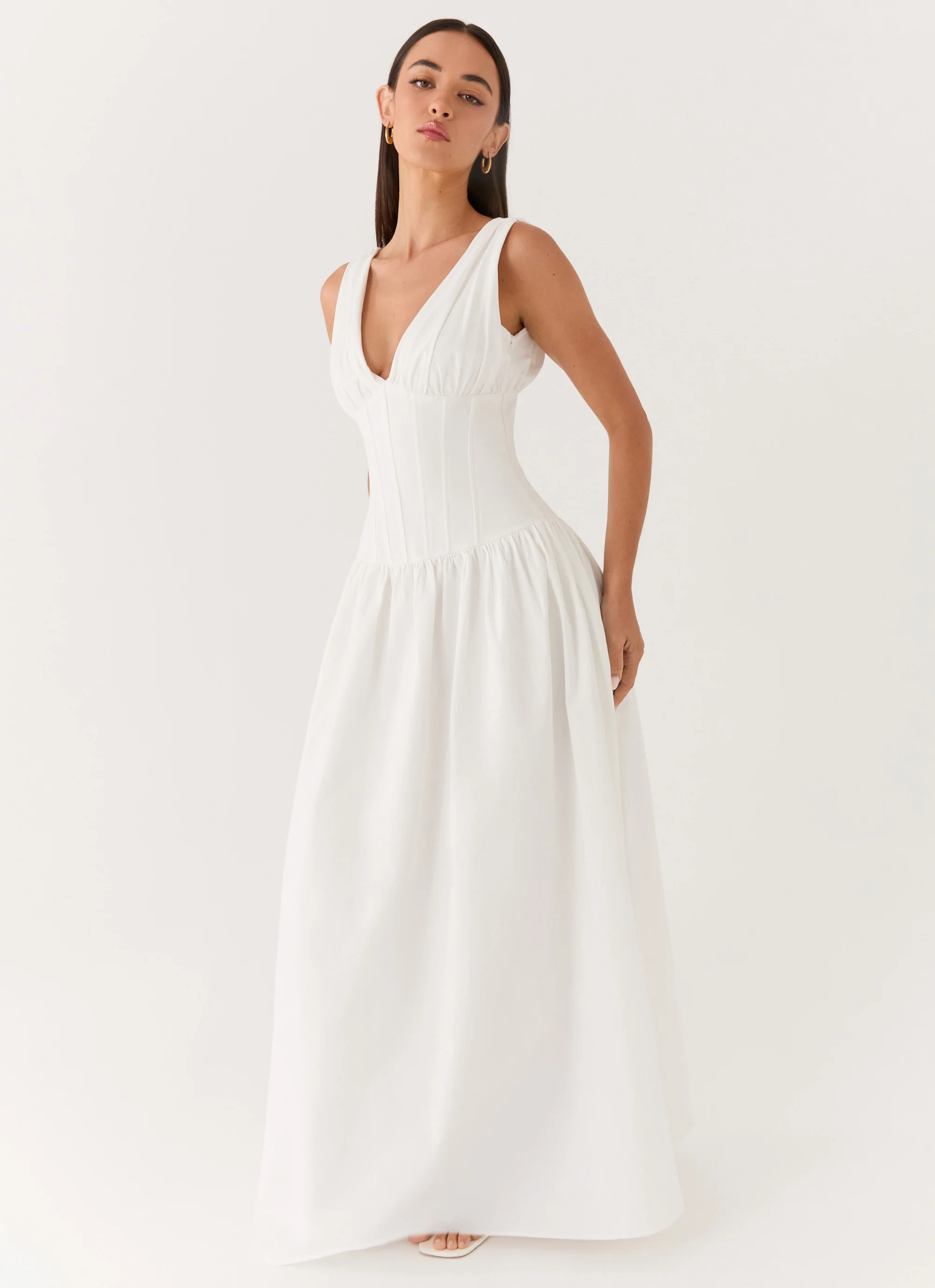 Eunbi Maxi Dress - White - Image 5