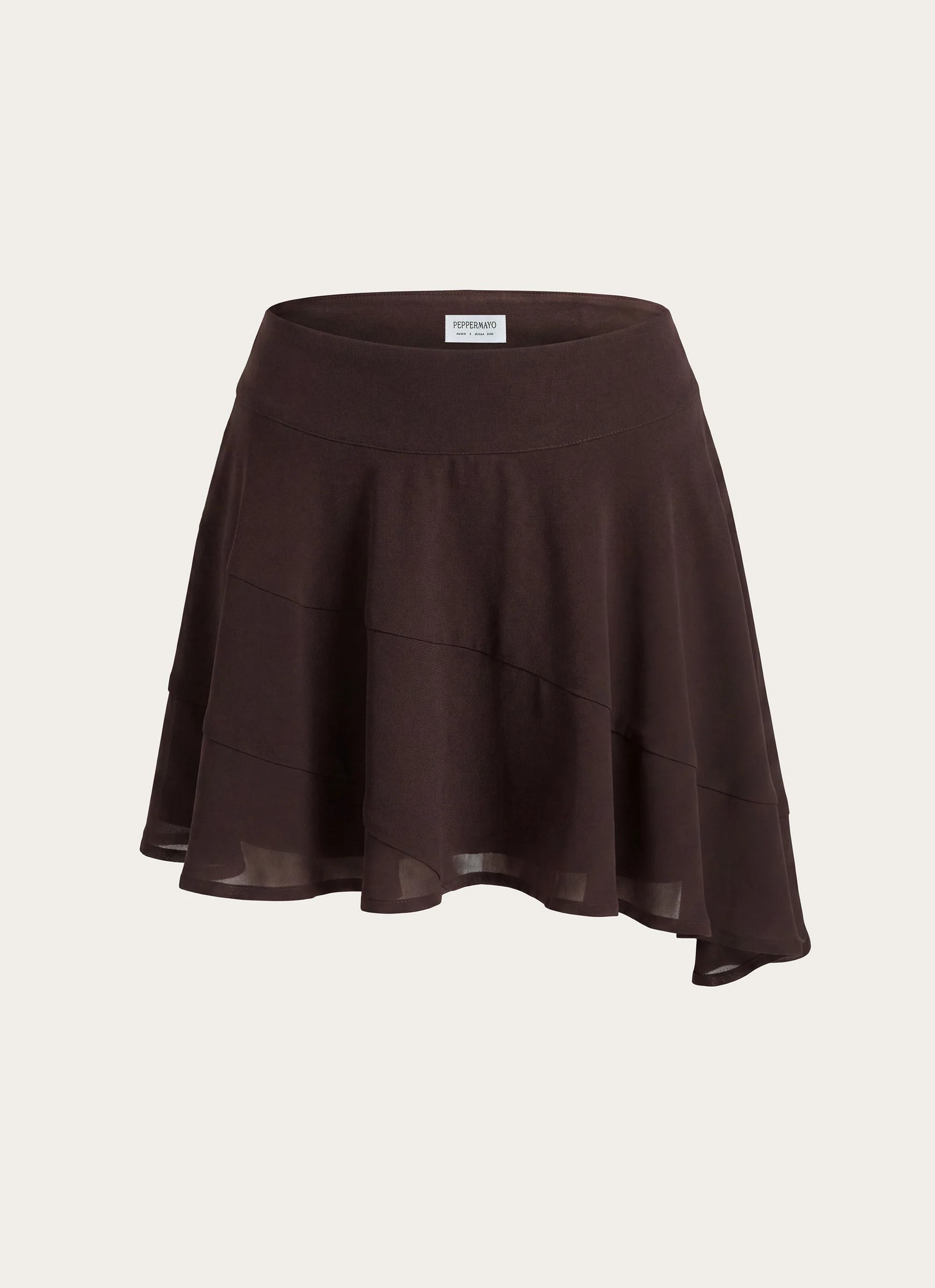 Gehrie Mini Skirt - Chocolate - Image 8