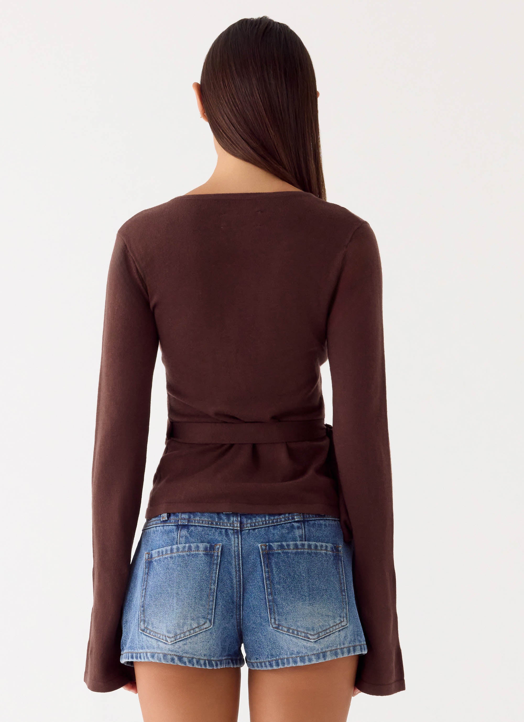 Halo Knit Top - Chocolate - Image 3
