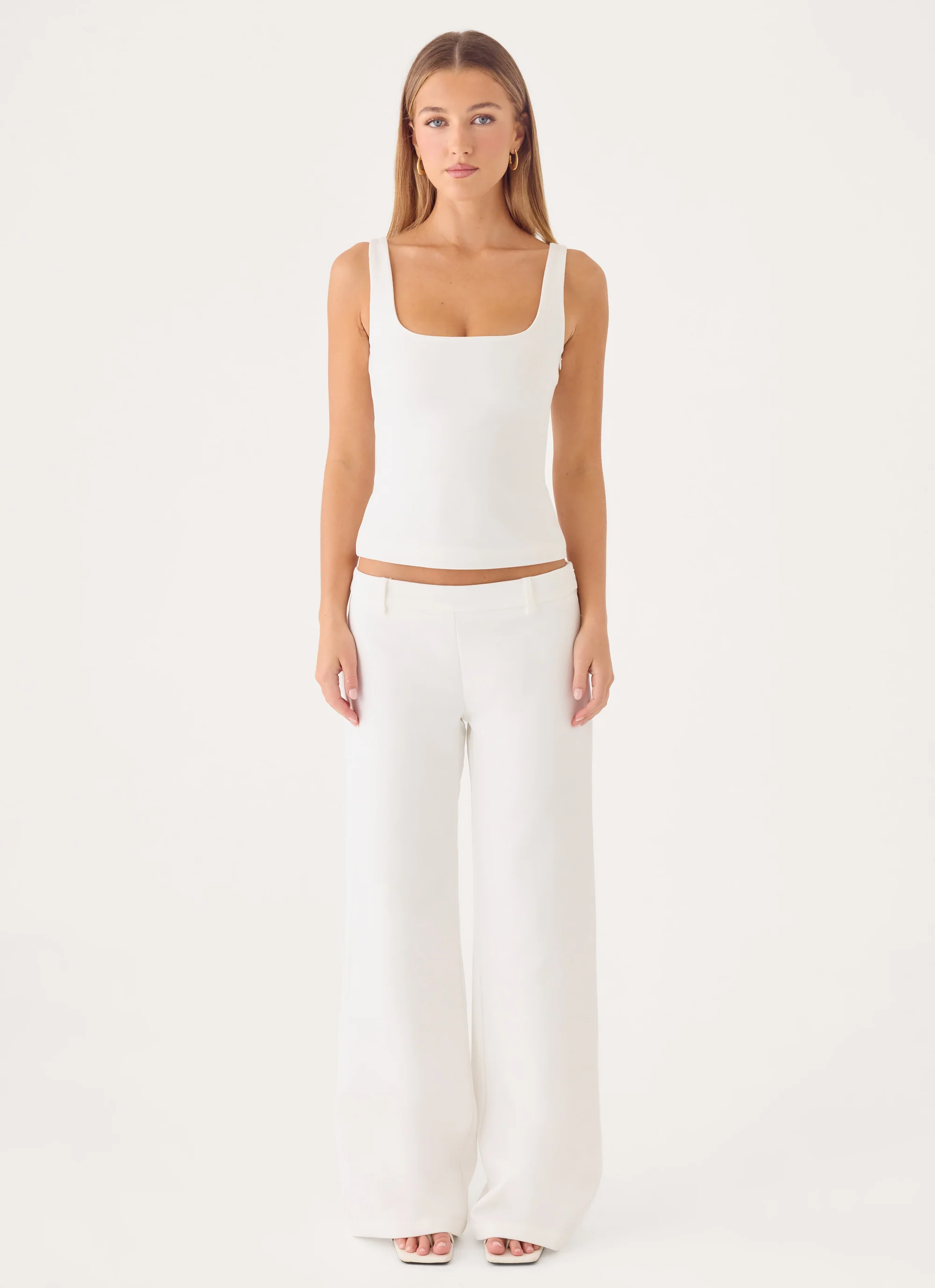 Hot As Ice Low Rise Pants - White - Image 2