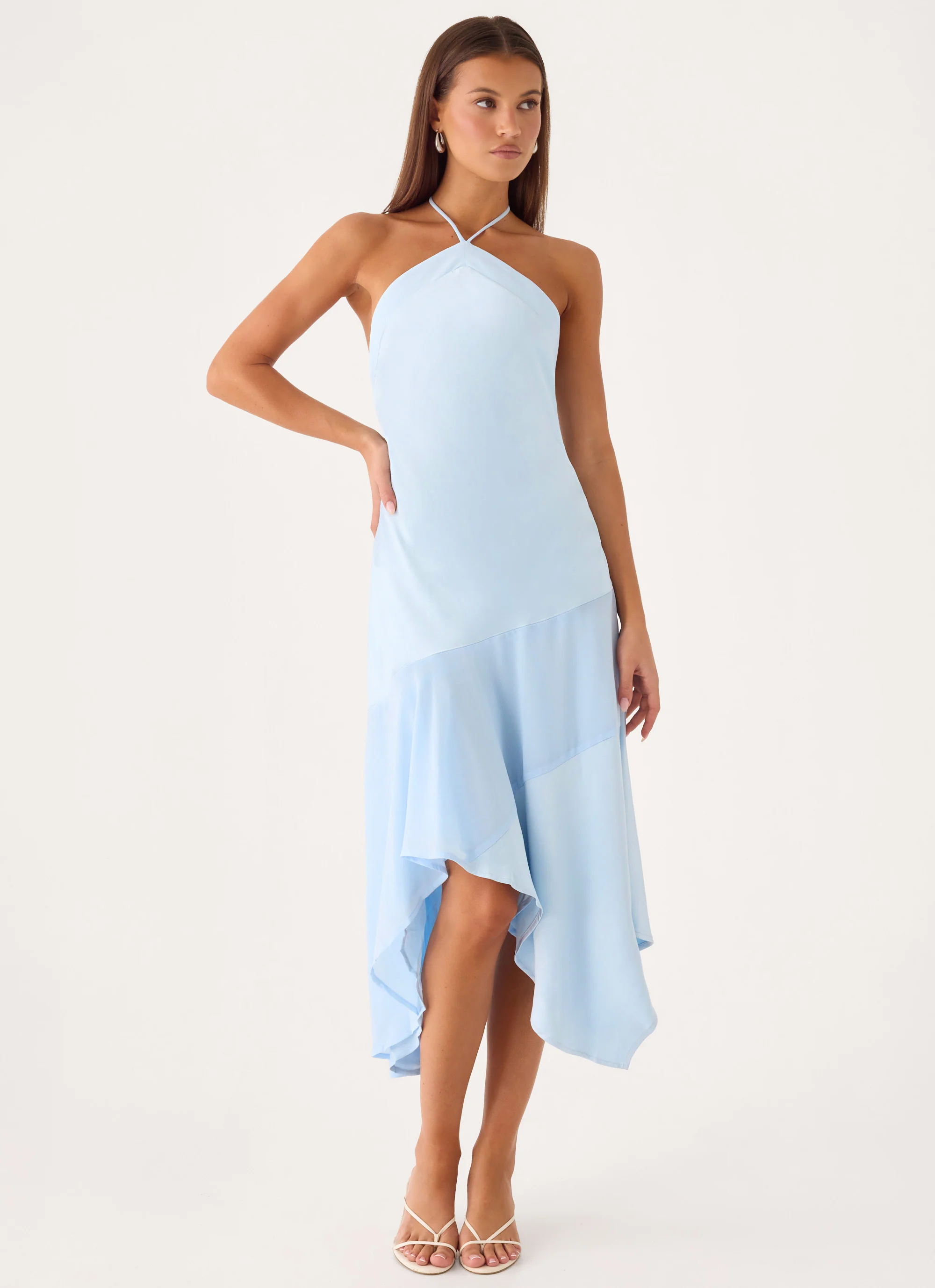 Jinli Midi Dress - Blue - Image 6