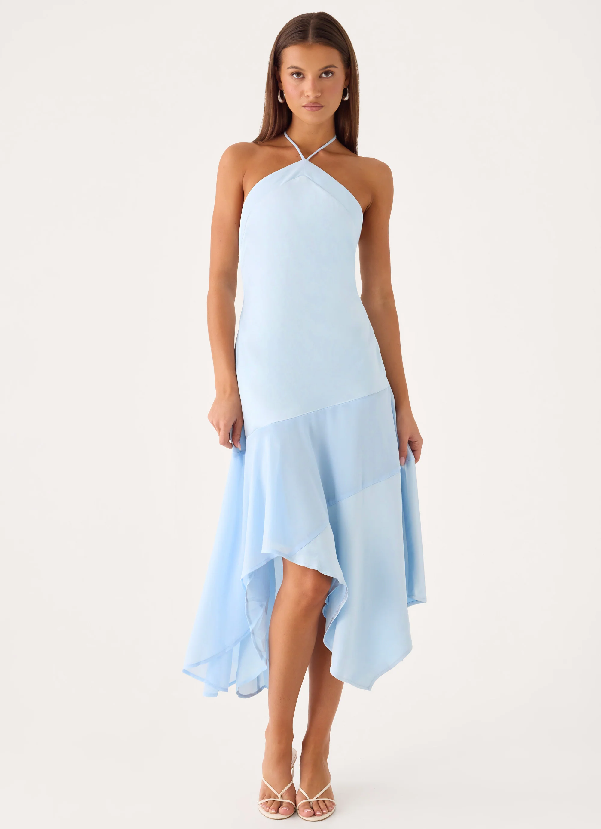 Jinli Midi Dress - Blue - Image 7