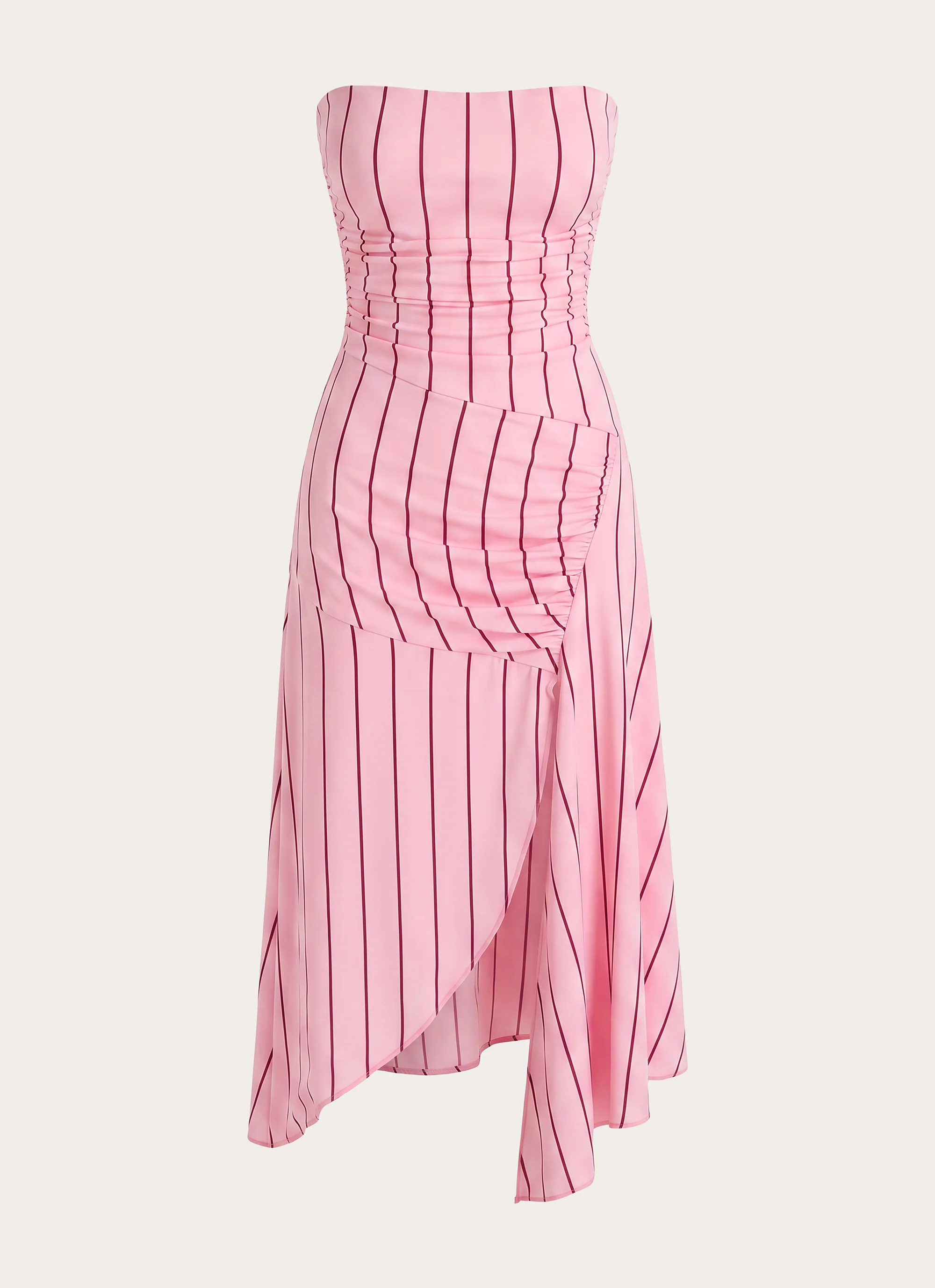 Jorvana Midi Dress - Strawberry Stripe - Image 7