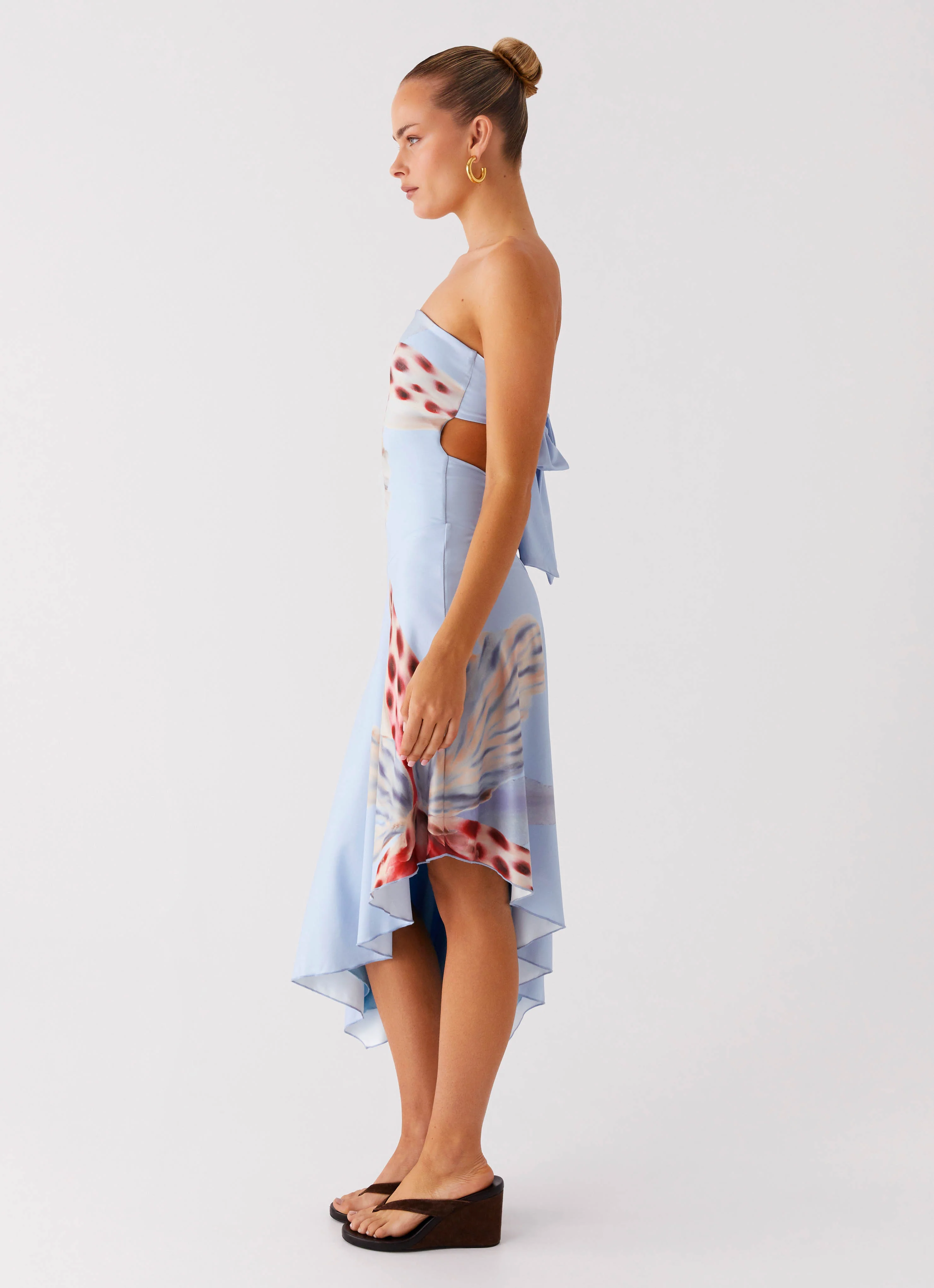 Juliana Midi Dress - Deep Sea Bloom - Image 4
