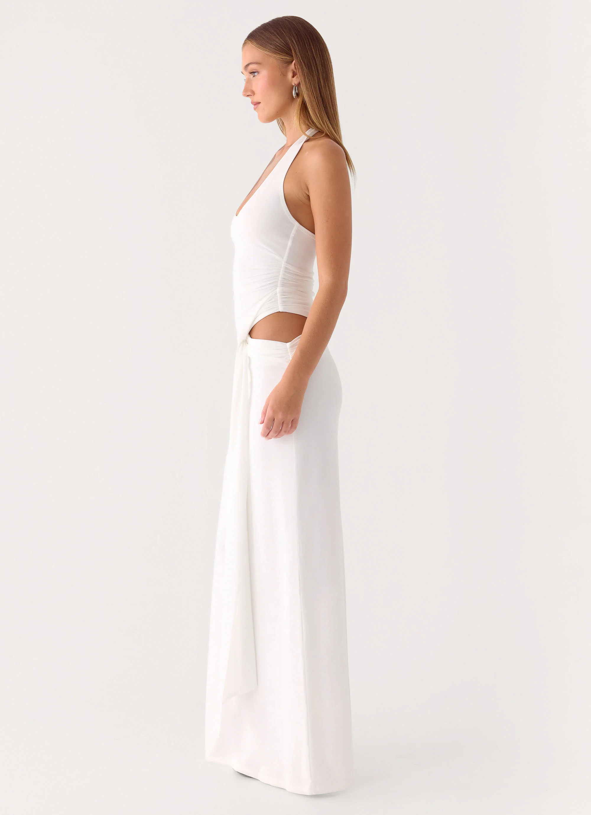 Karise Maxi Dress - White - Image 5