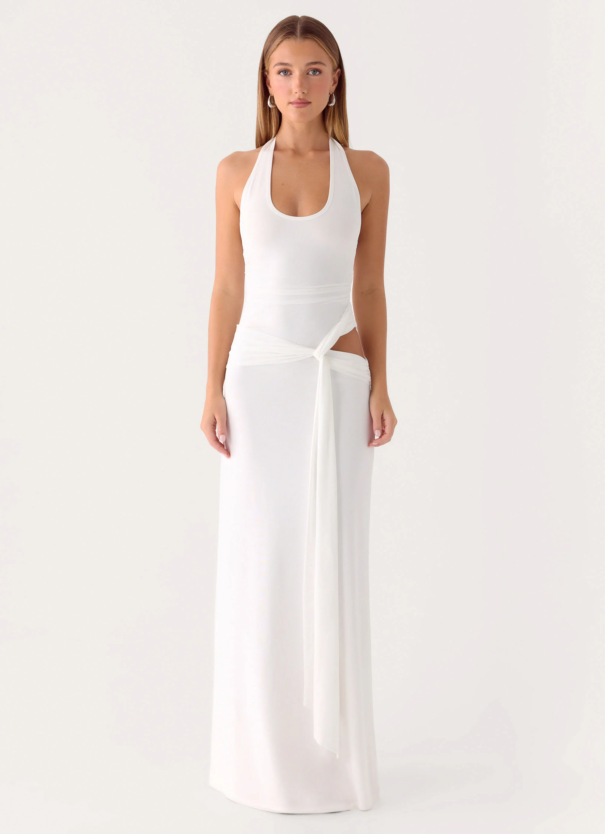 Karise Maxi Dress - White - Image 9