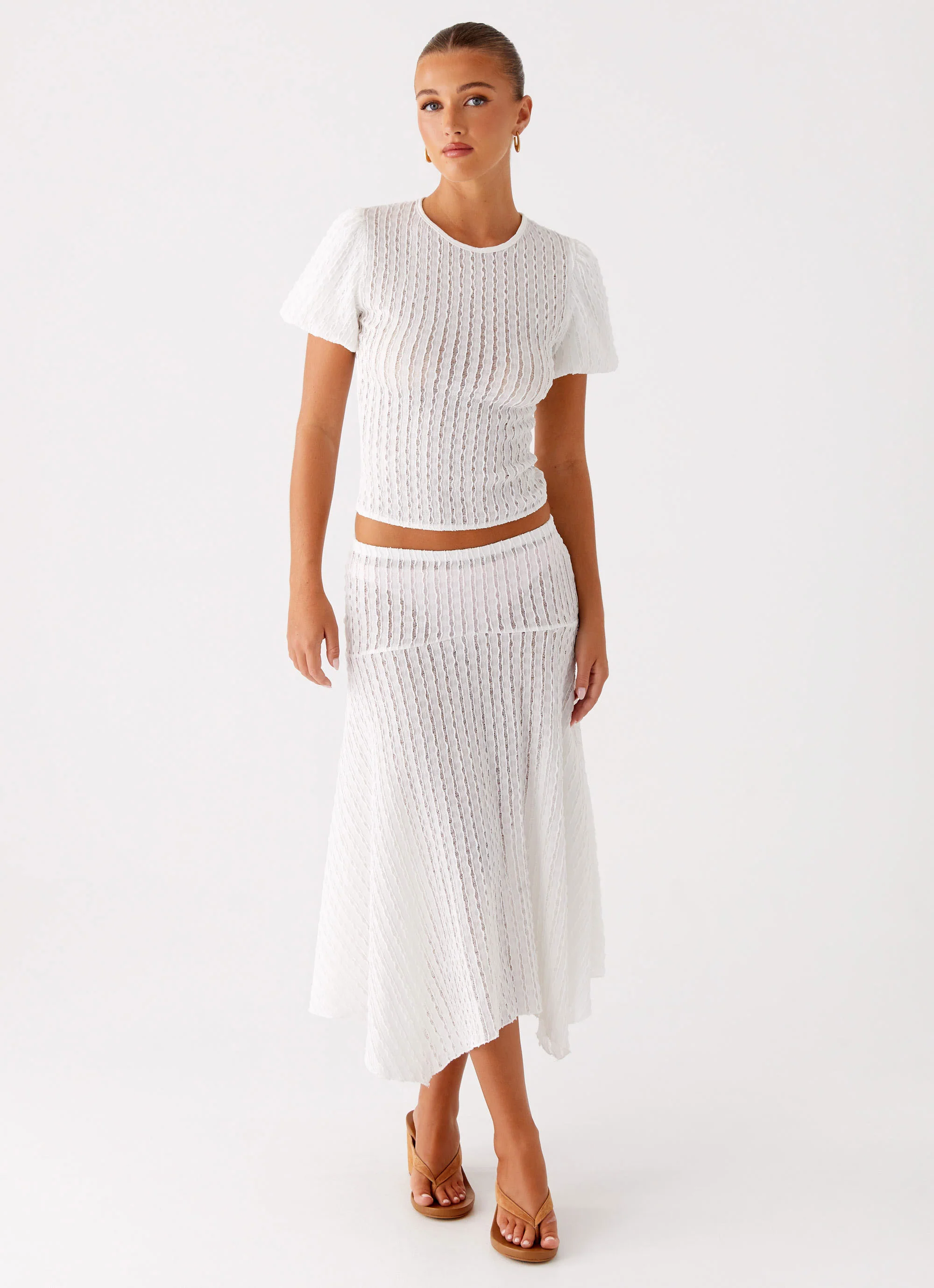 Katta Midi Skirt - Ivory - Image 4