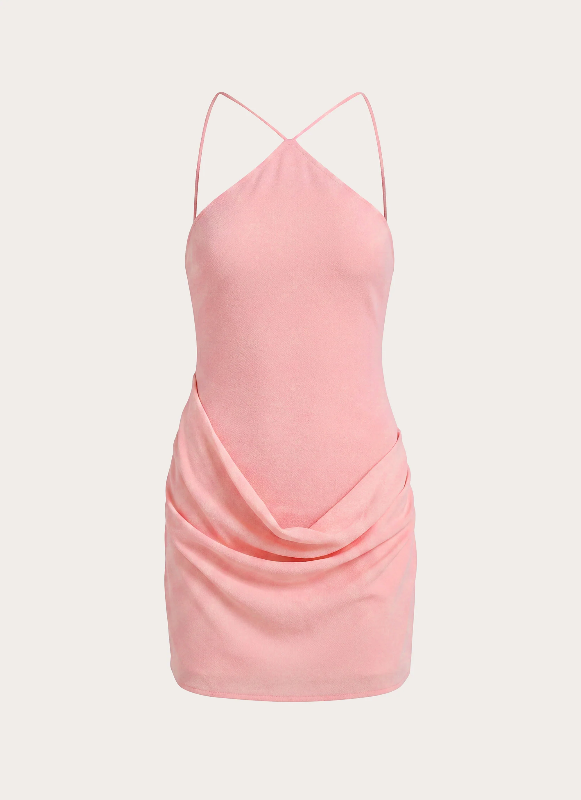 Keanu Cupro Mini Dress - Pink - Image 7