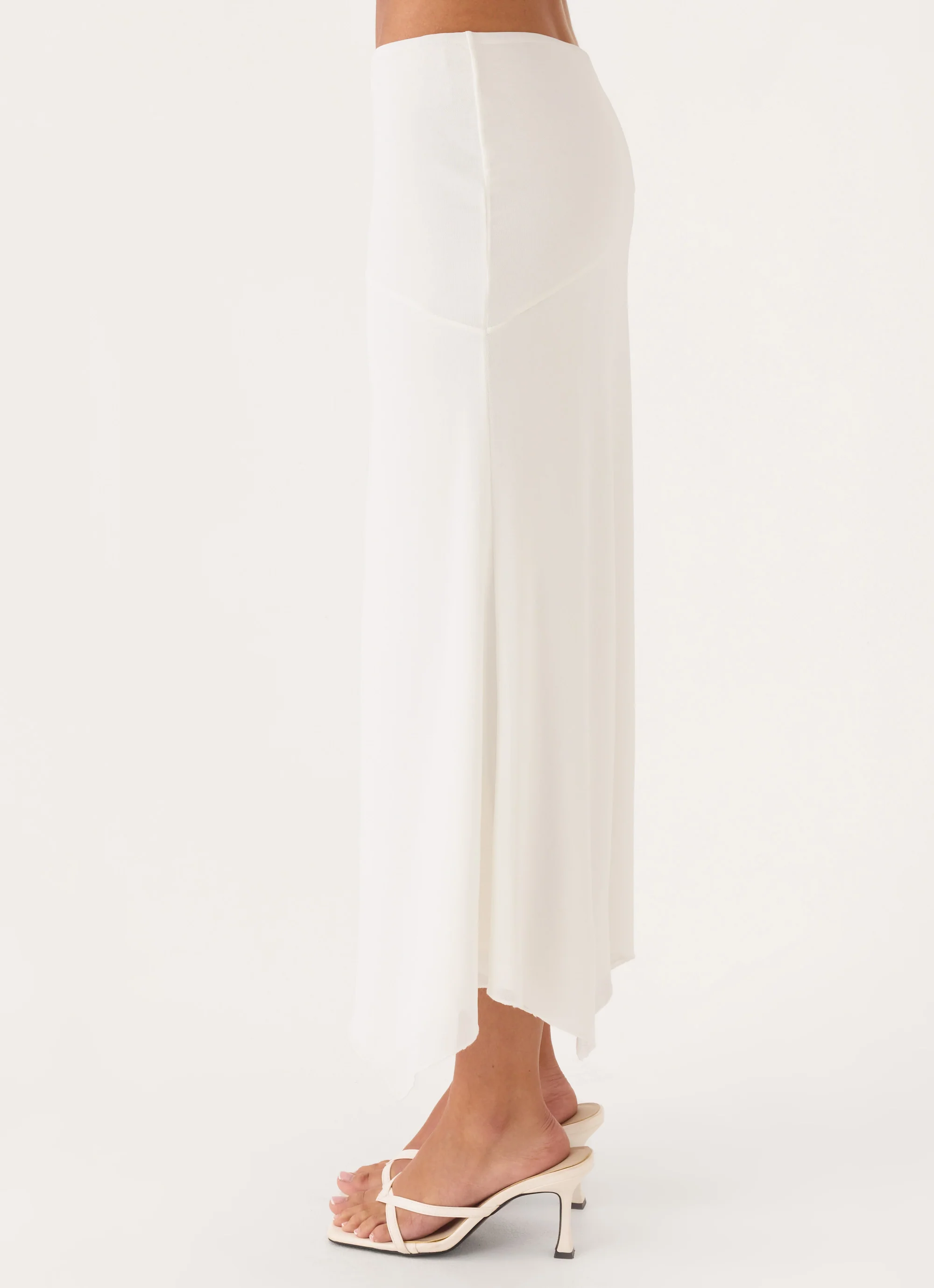 Kerrie Hanky Midi Skirt - White - Image 2