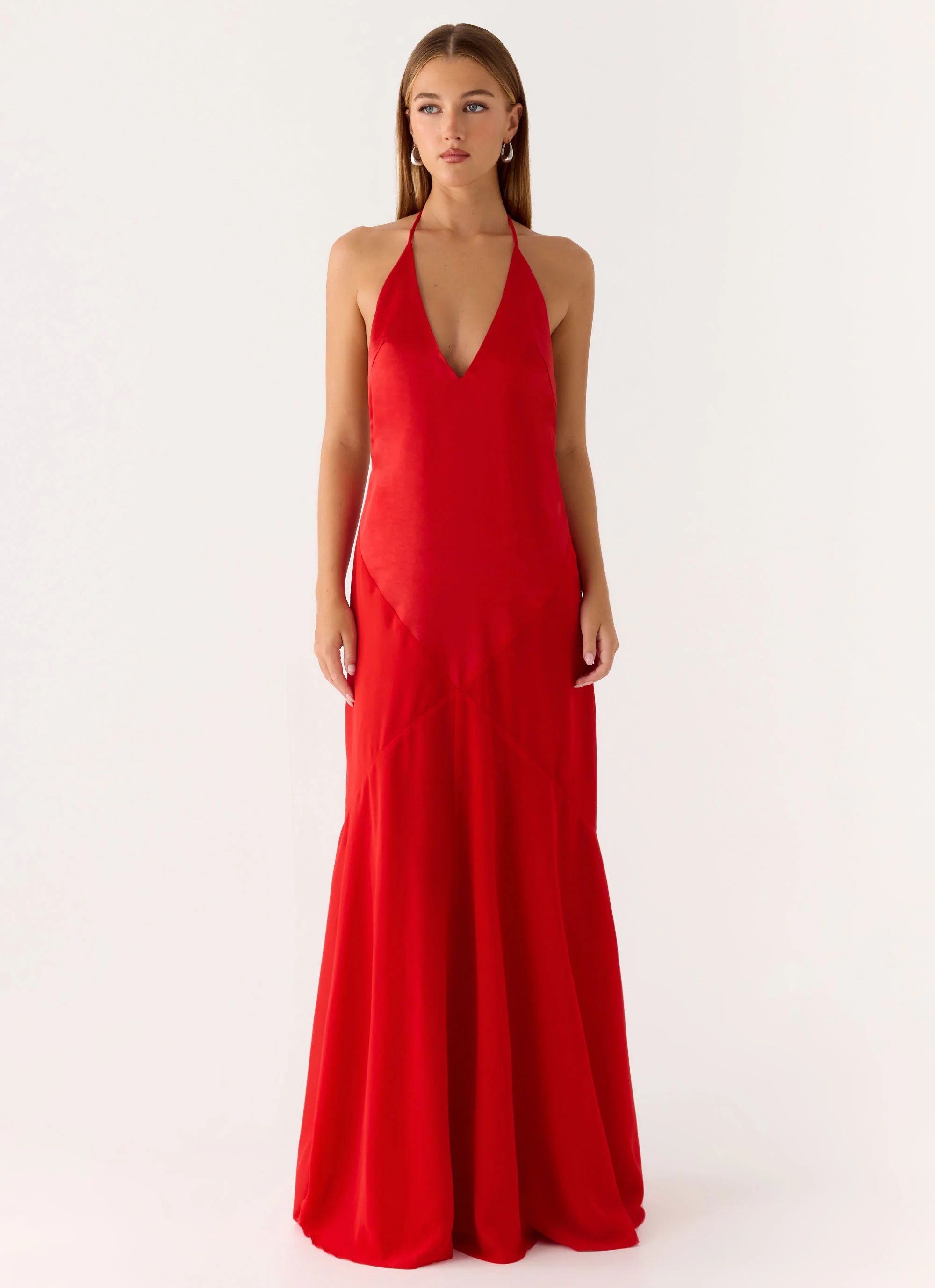 Leilah Maxi Dress - Cherry - Image 4