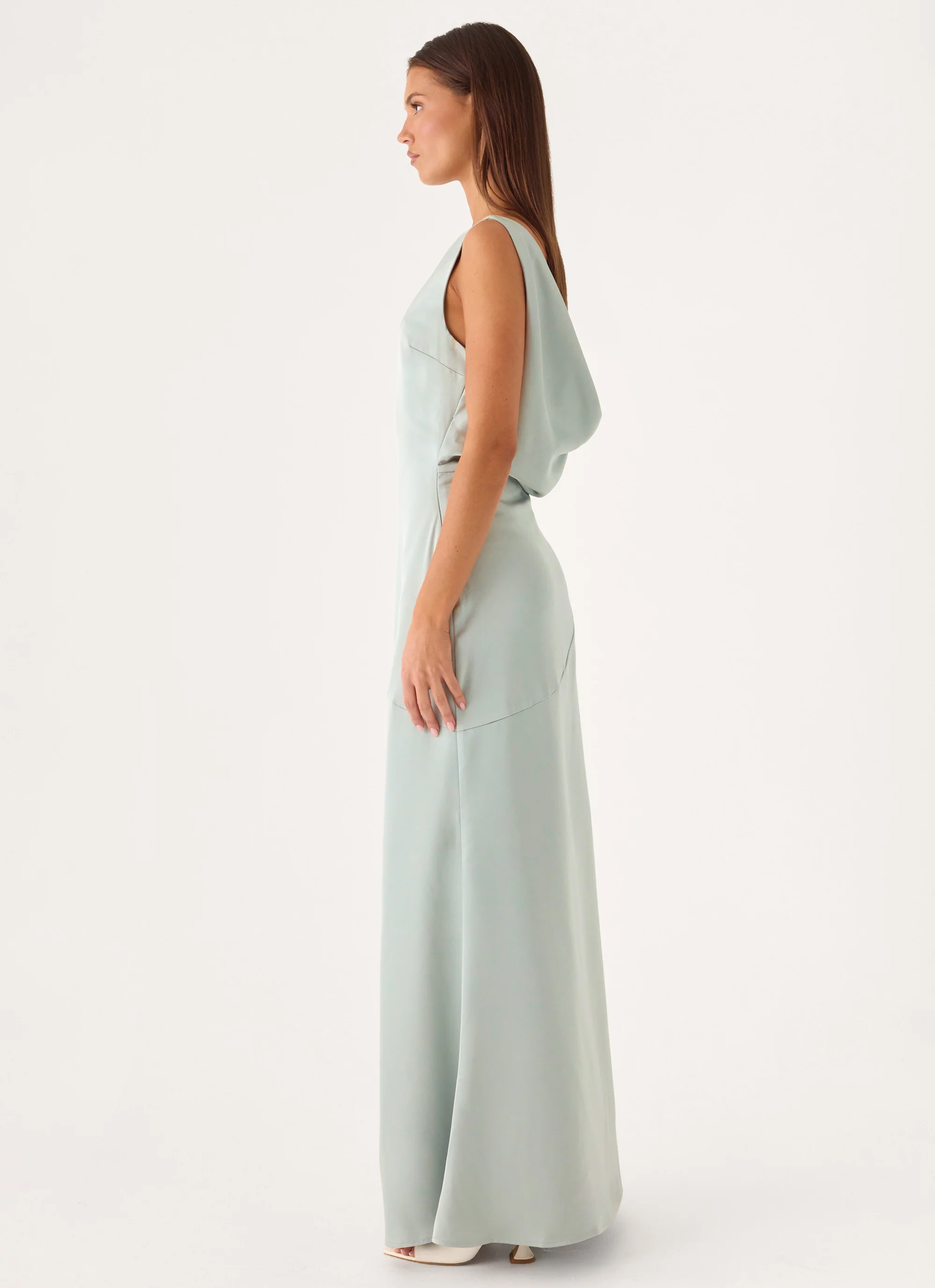 Line By Line Maxi Dress - Sage - Image 3