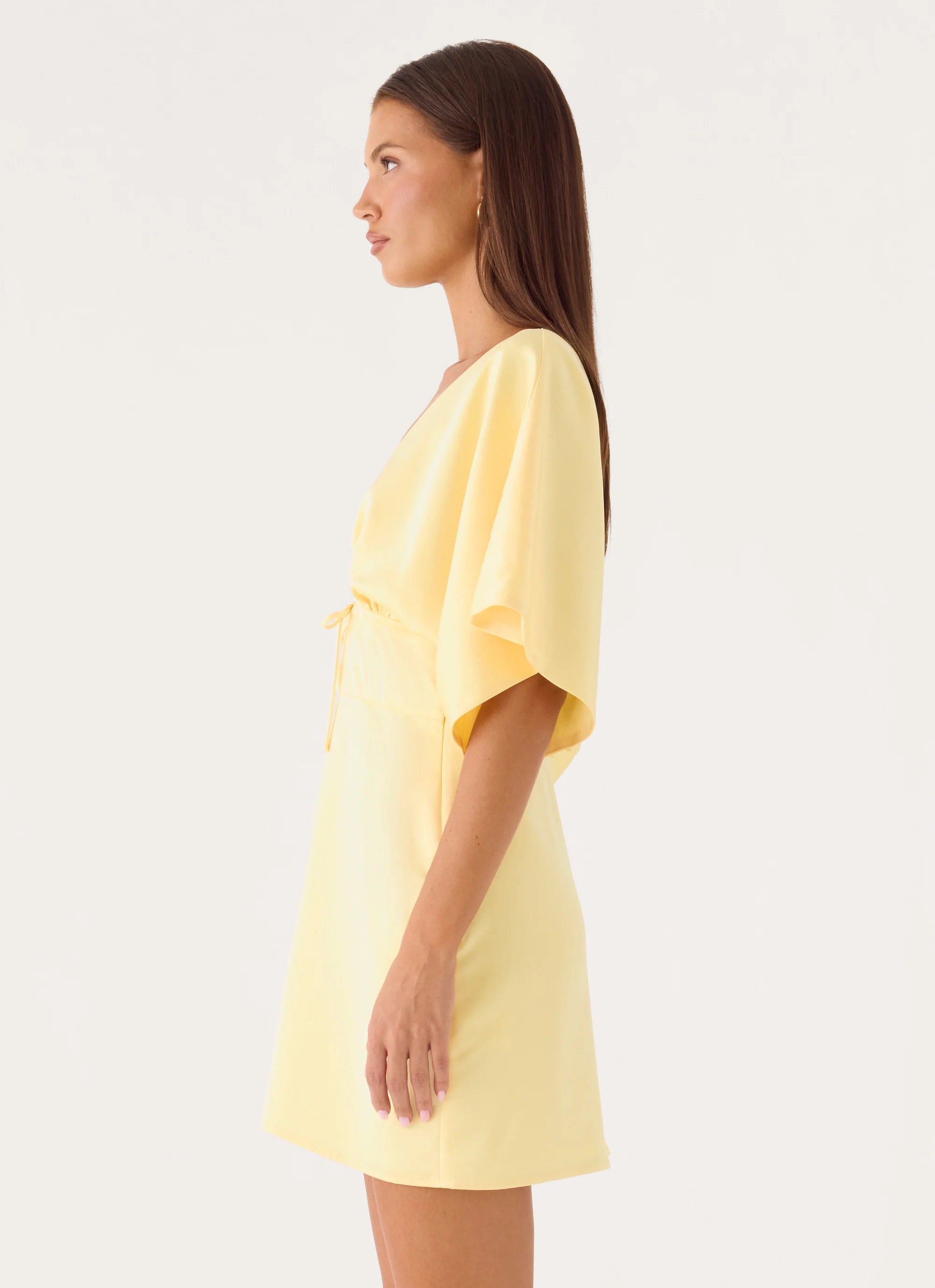 Love On You Mini Dress - Baby Yellow - Image 3