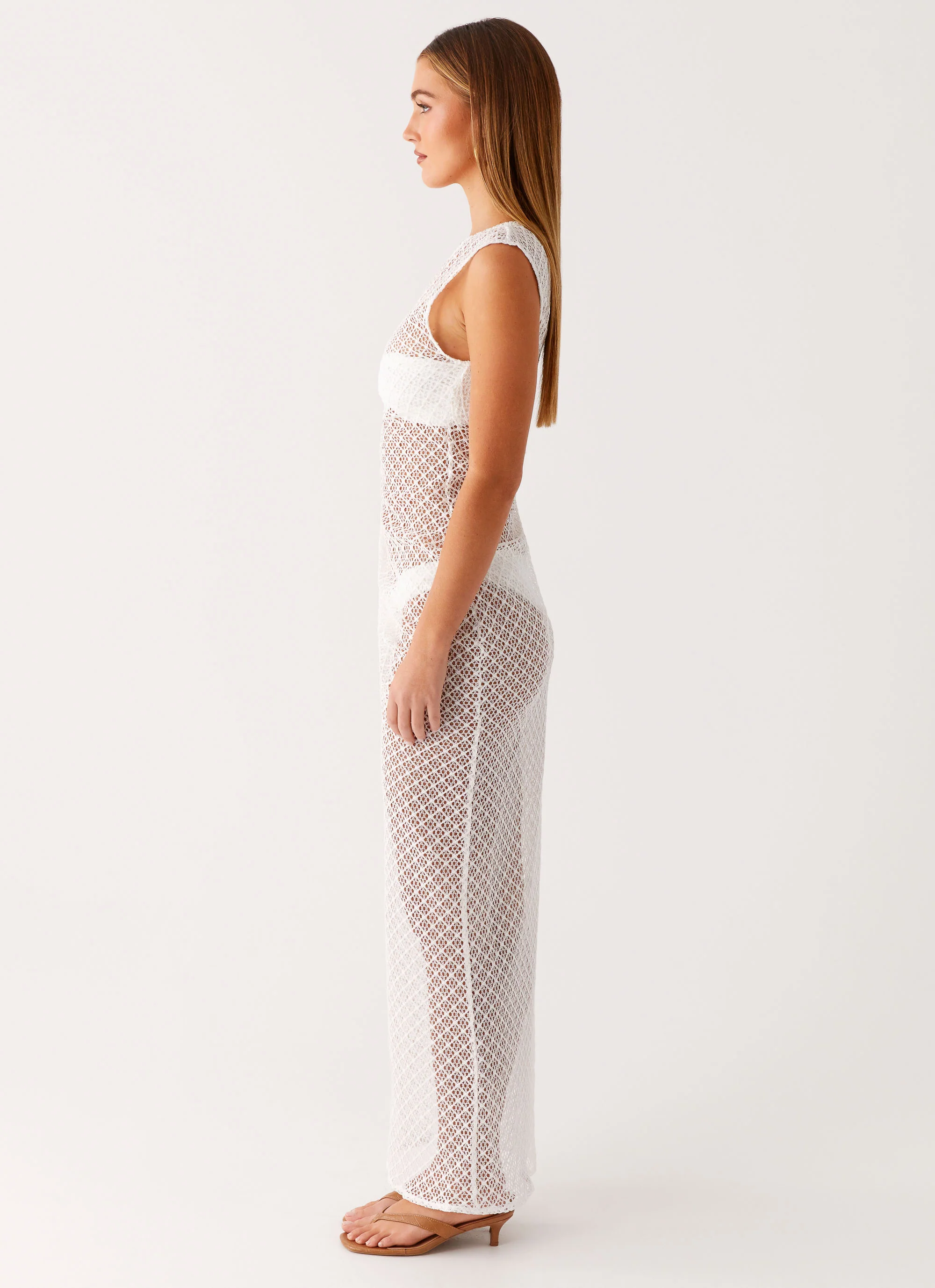 Maeva Maxi Dress - White - Image 3