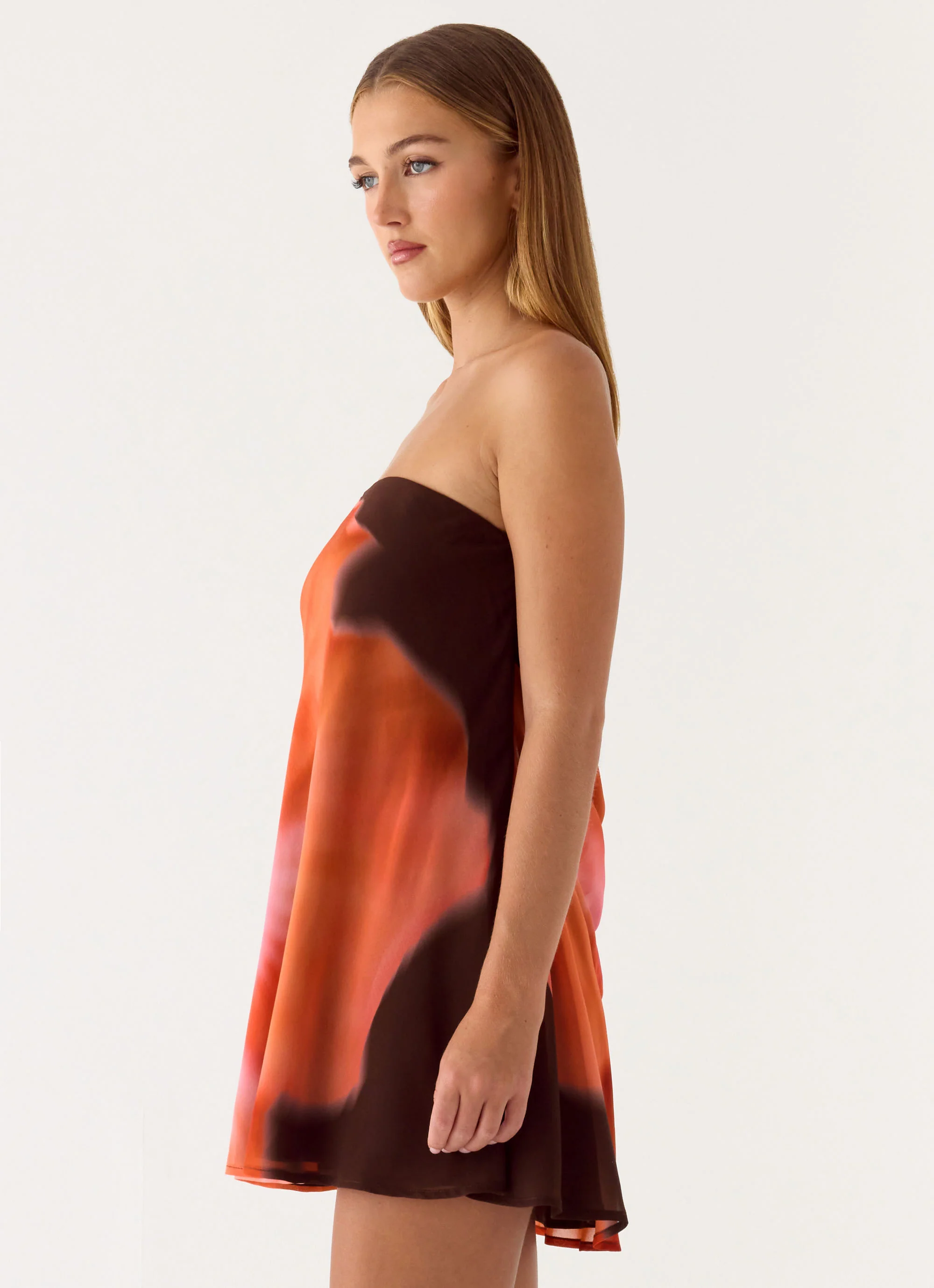 Marcita Mini Dress - Chocolate Blossom - Image 3