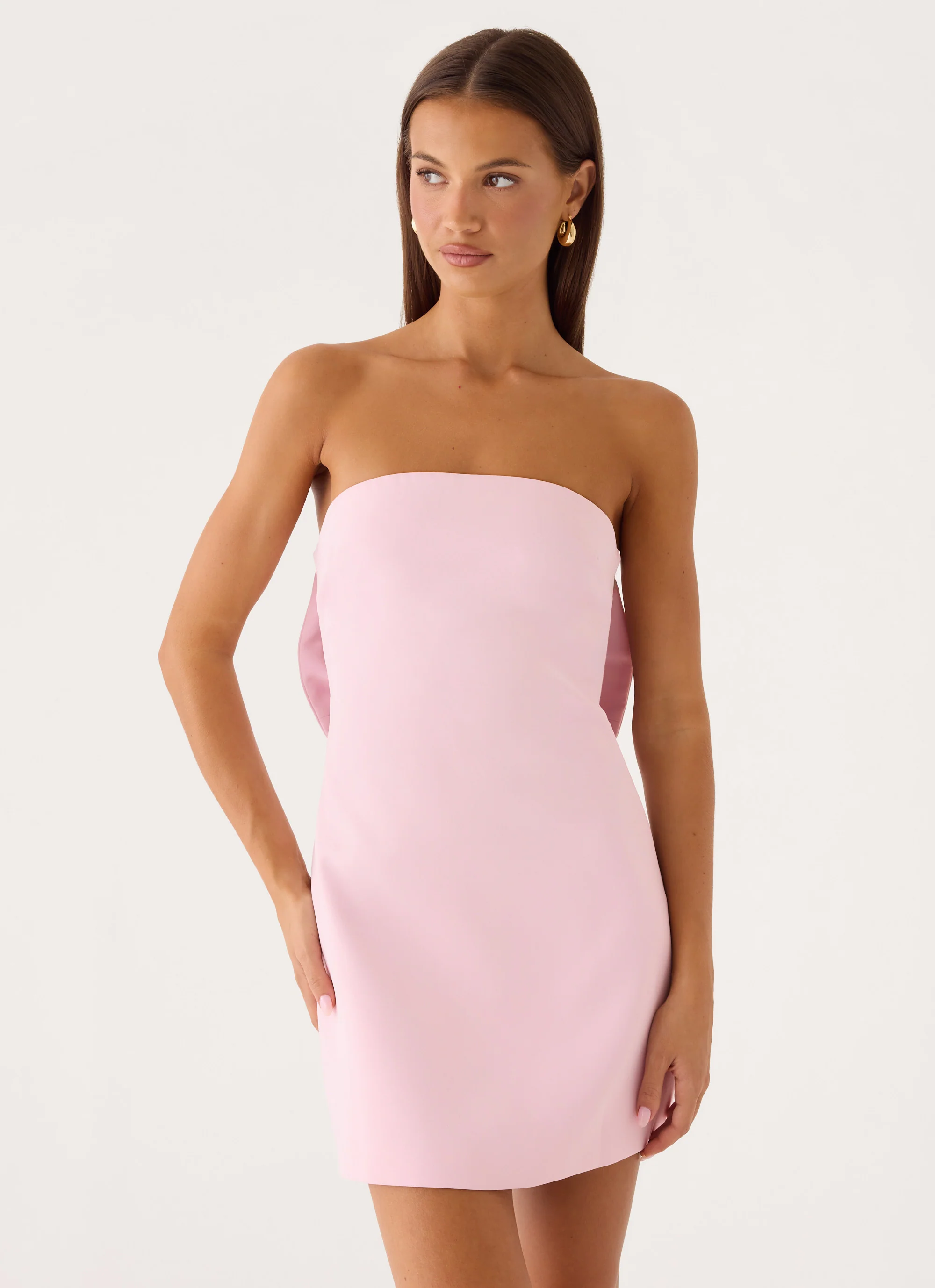 Mira Belle Mini Dress - Pink - Image 5