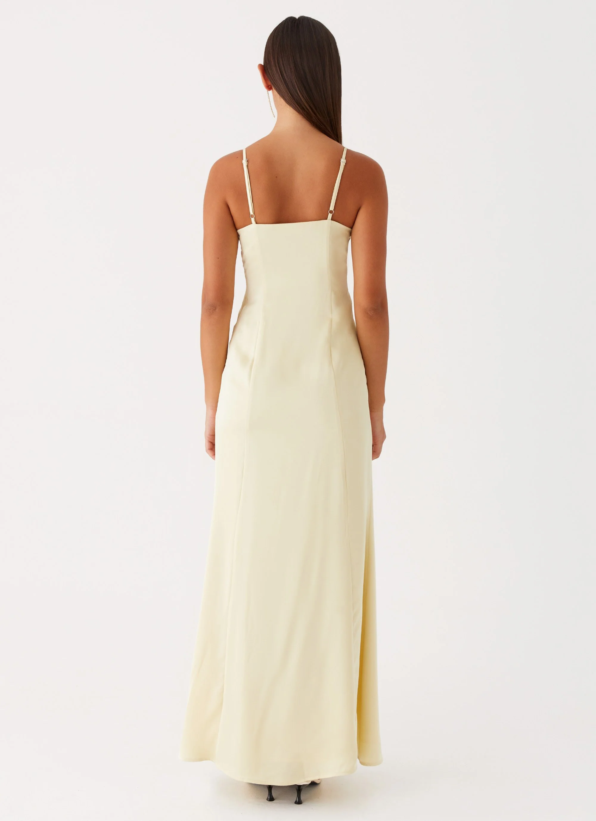 Miss Bloom Maxi Dress - Lemon - Image 5
