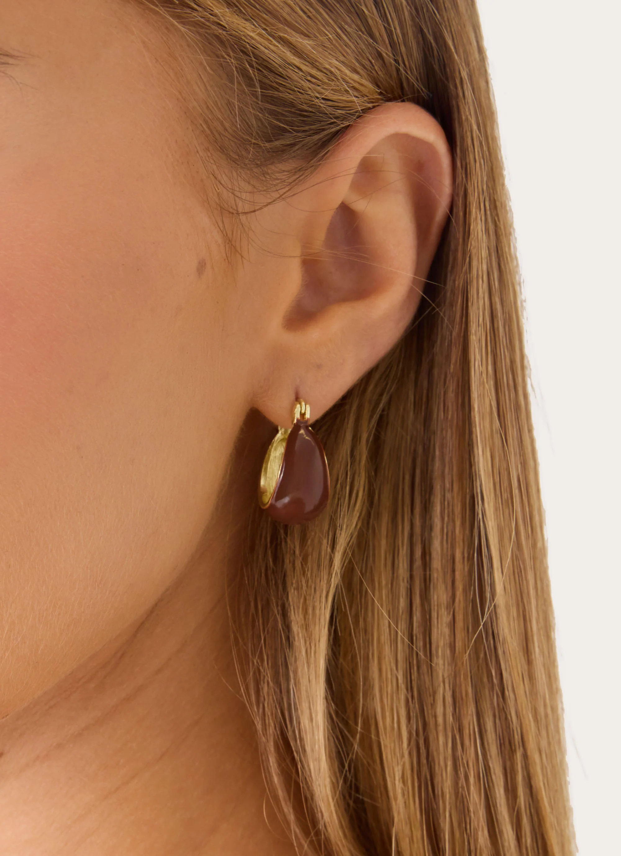 Mocha Dream Earrings - Brown - Image 3