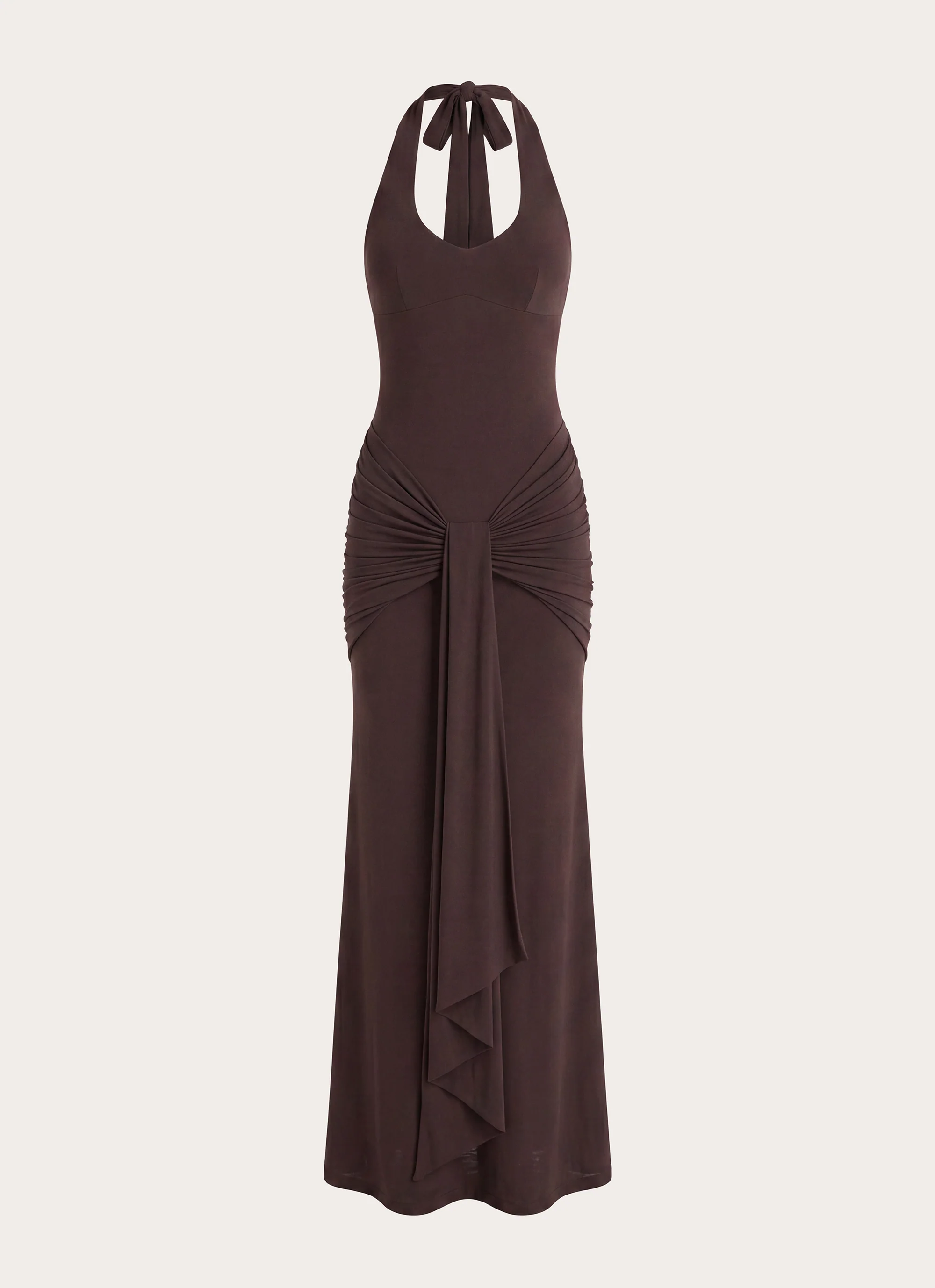 Myrhee Maxi Dress - Chocolate - Image 7