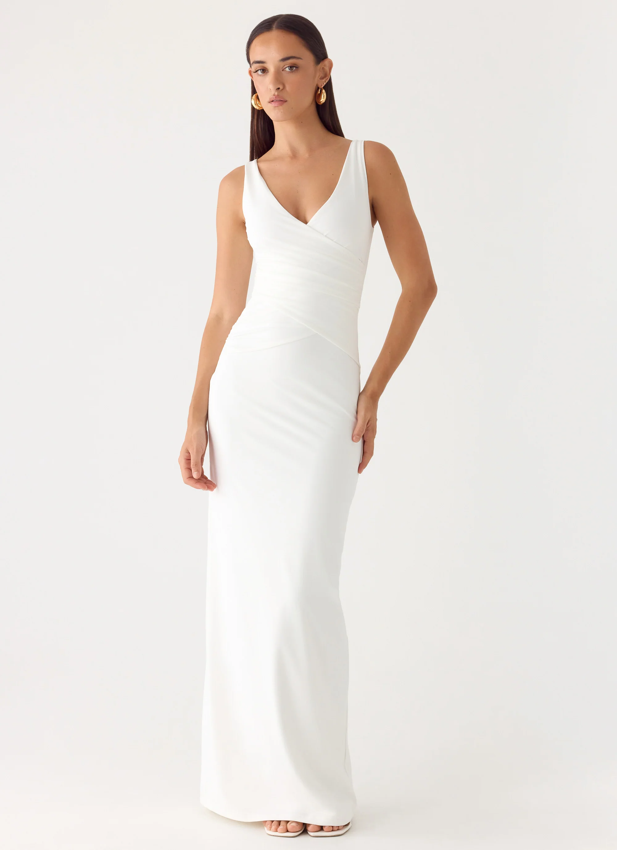 Nerine Maxi Dress - White - Image 4