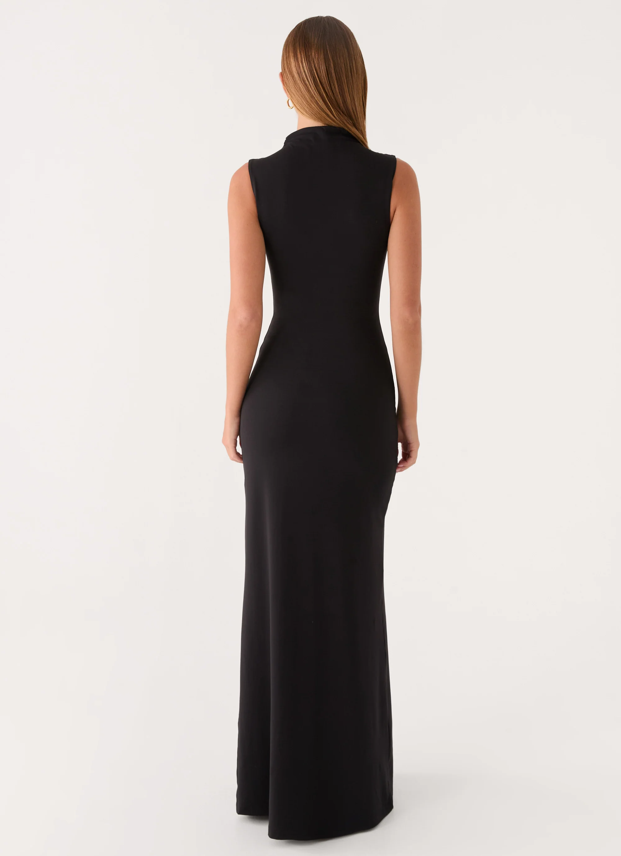 On My Time Maxi Dress - Black - Image 3