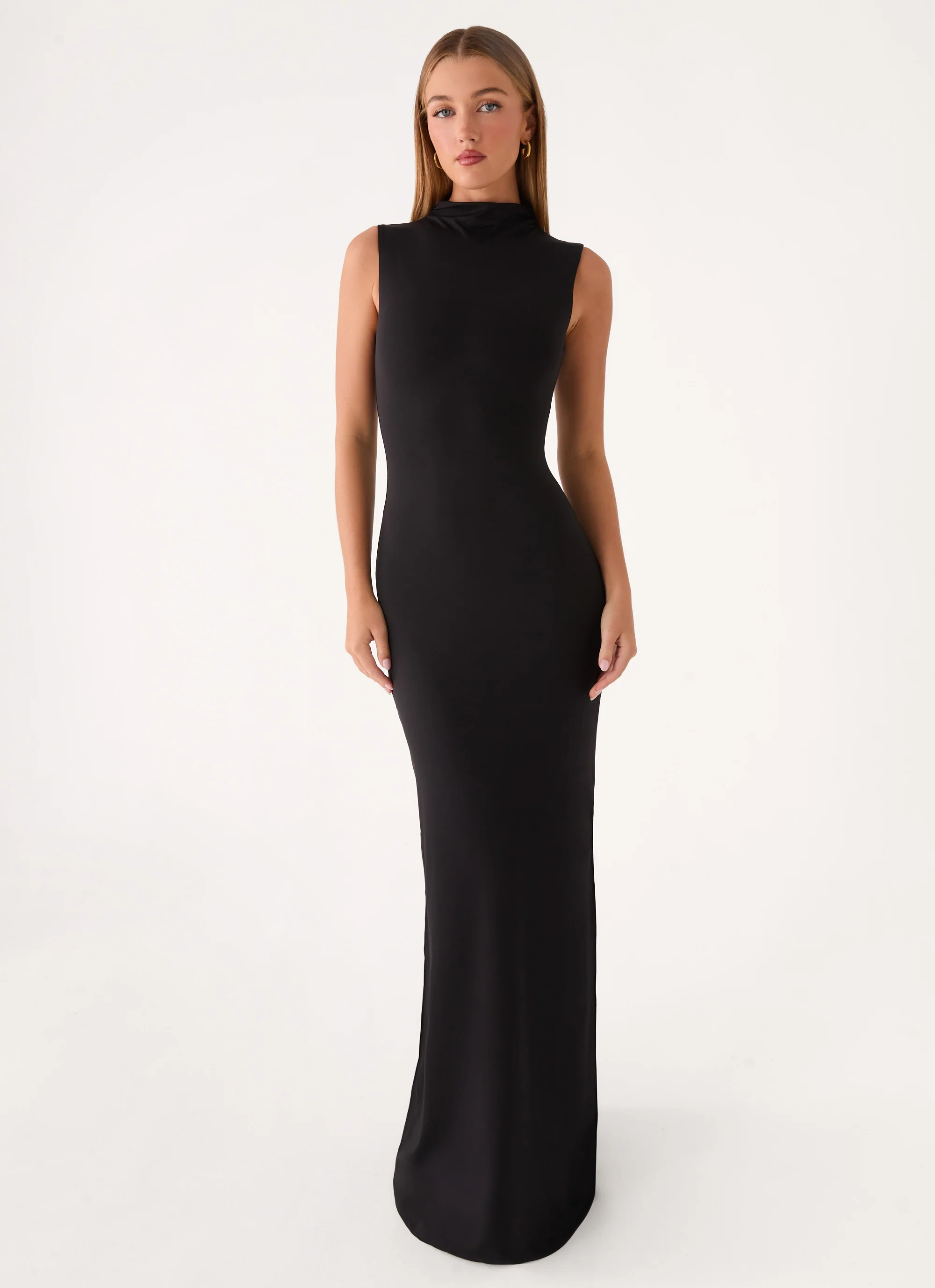 On My Time Maxi Dress - Black - Image 5