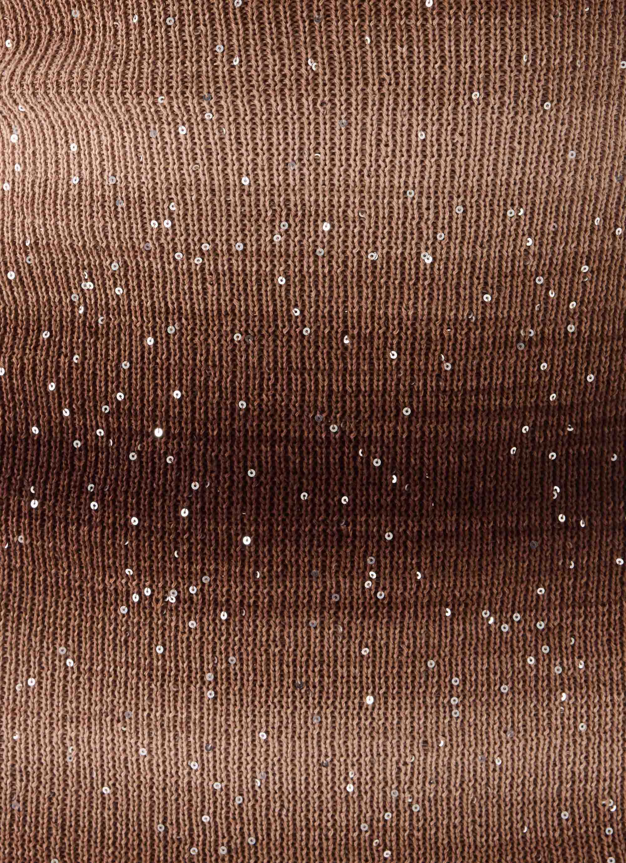 Pirella Knit Mini Dress - Chocolate Ombre - Image 6