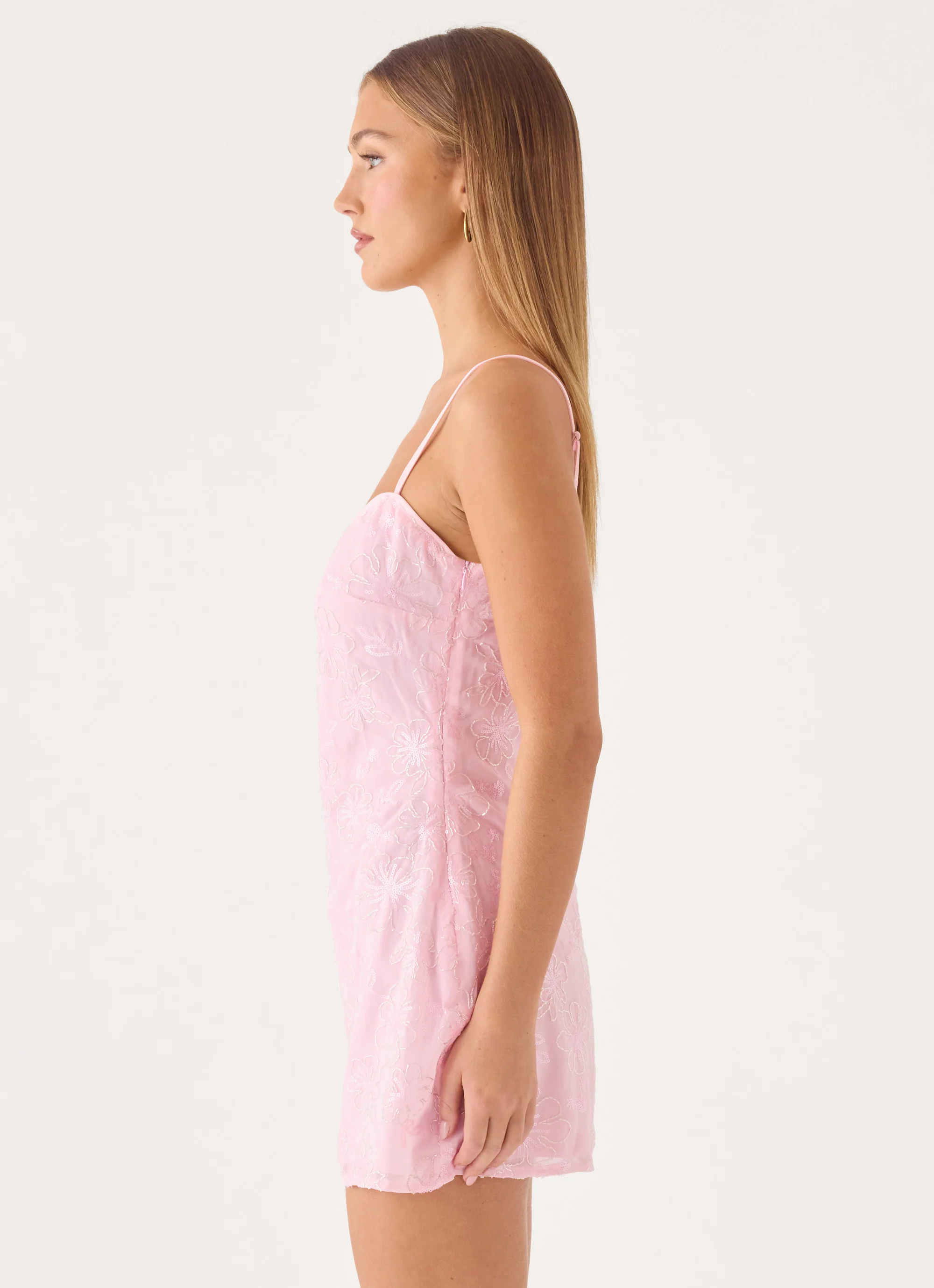 Posey Mini Dress - Pink - Image 2