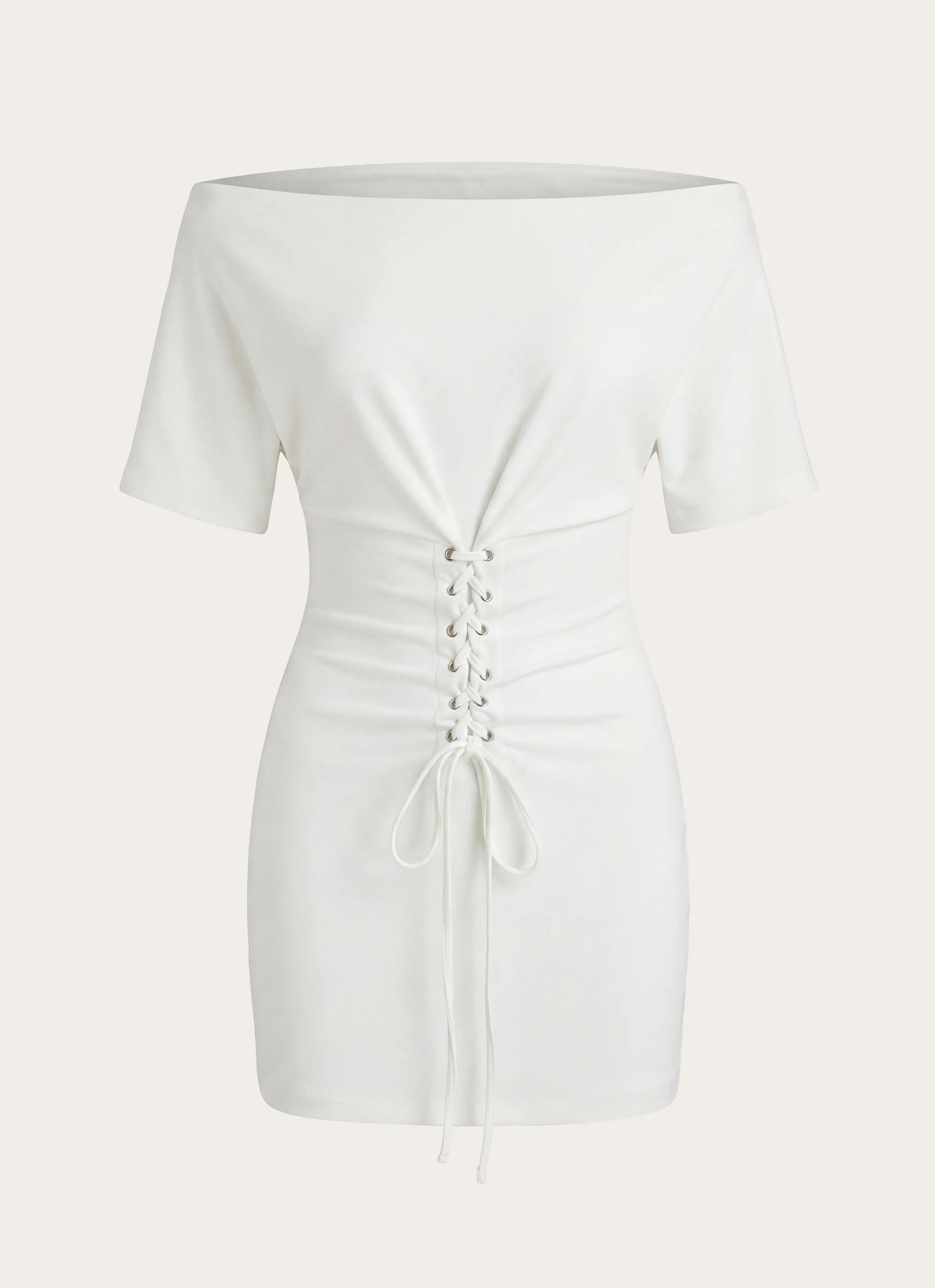 Rafinha Mini Dress - White - Image 7