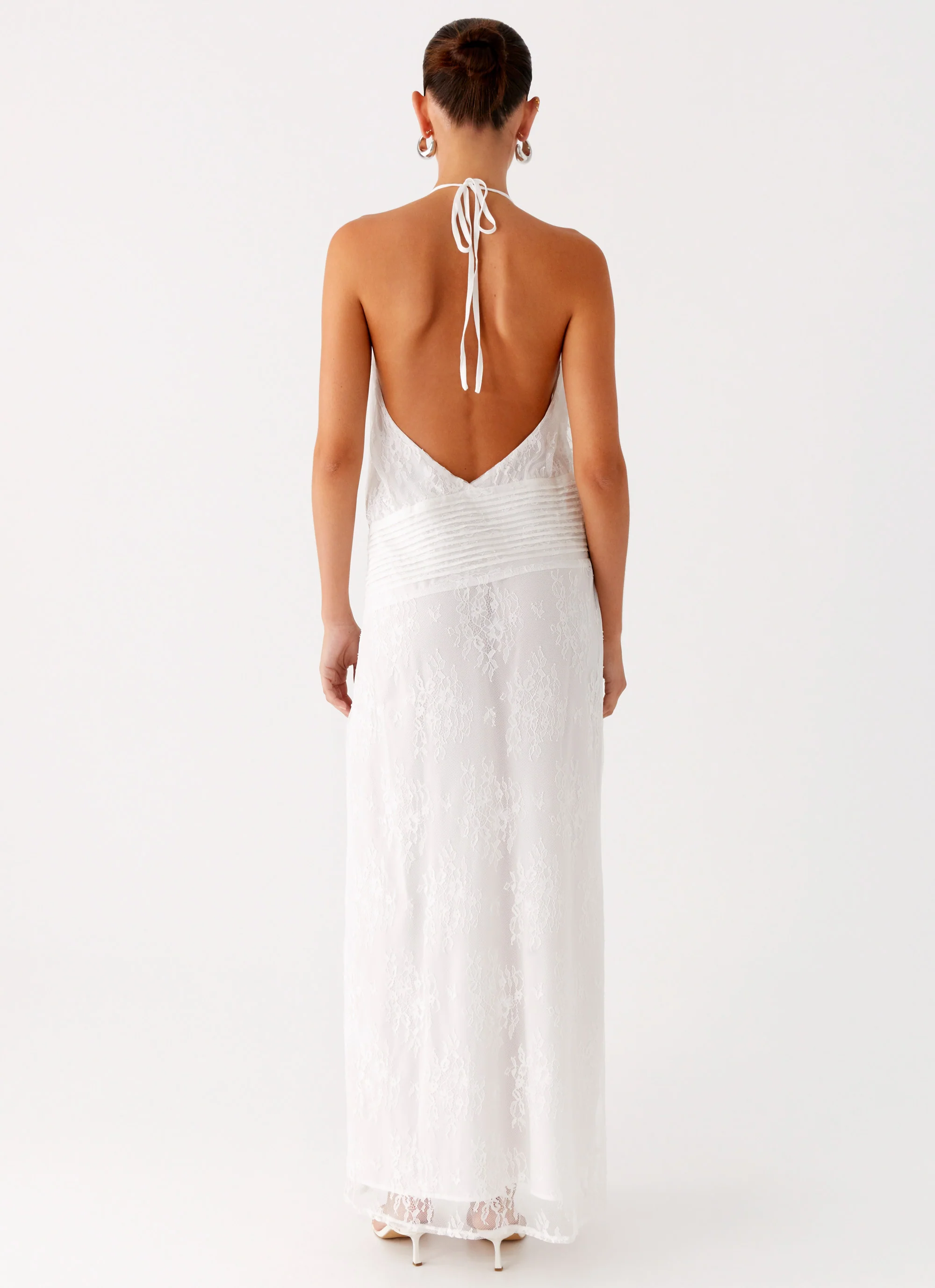 Reinhart Halter Maxi Dress - White - Image 3
