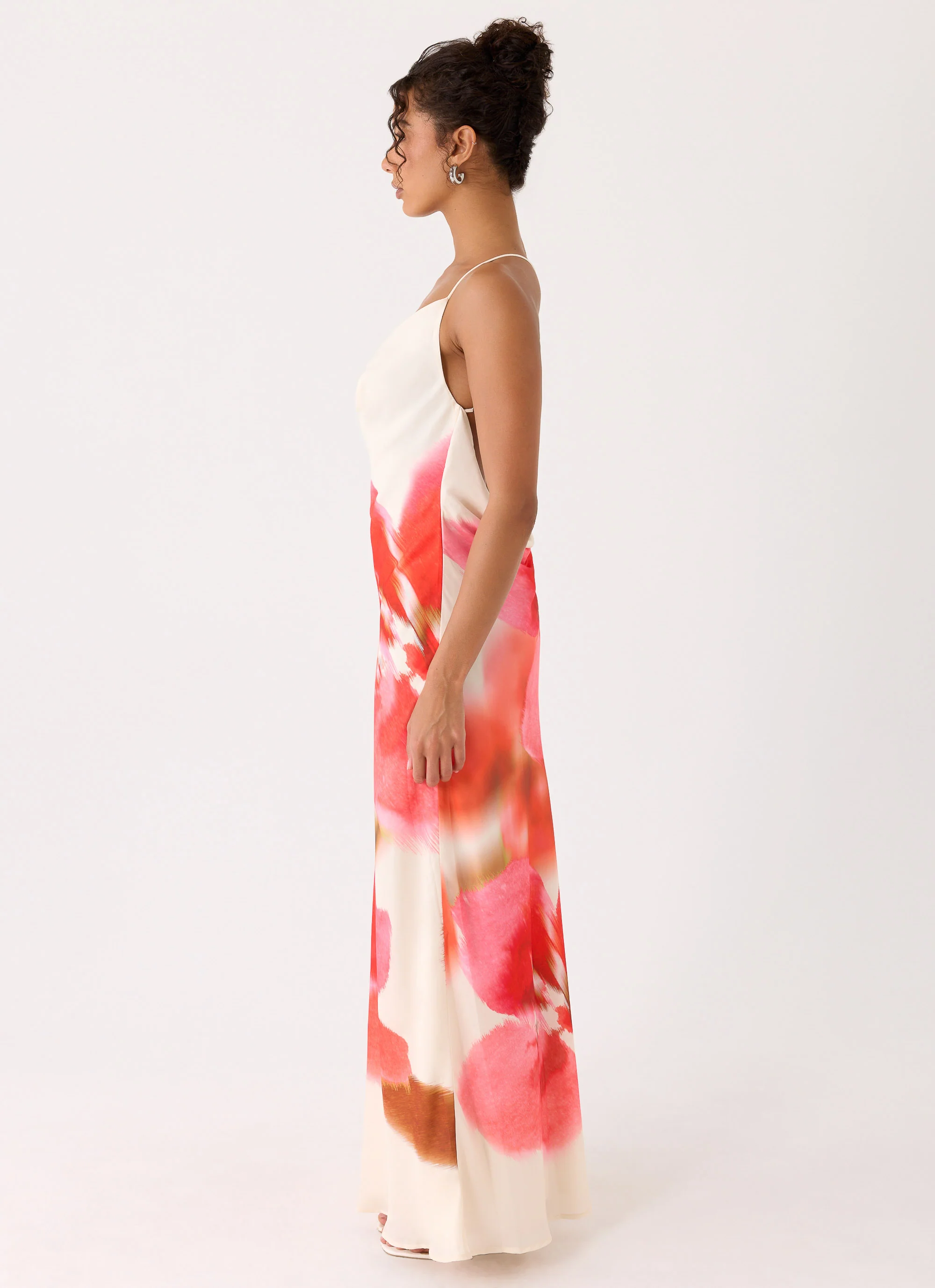 Samya Cowl Maxi Dress - Porcelain Rose - Image 2