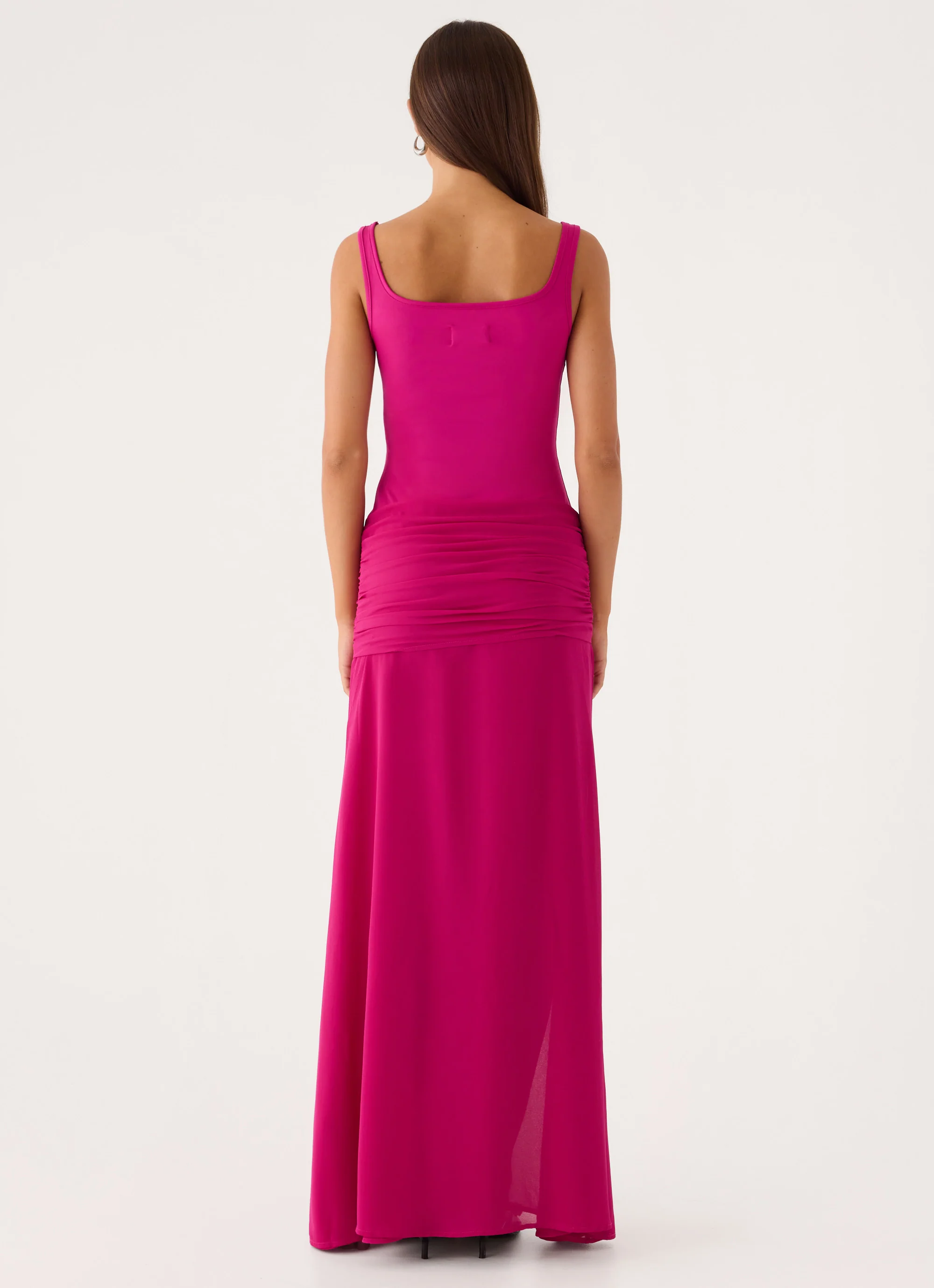 Satellite Maxi Dress - Deep Red - Image 3