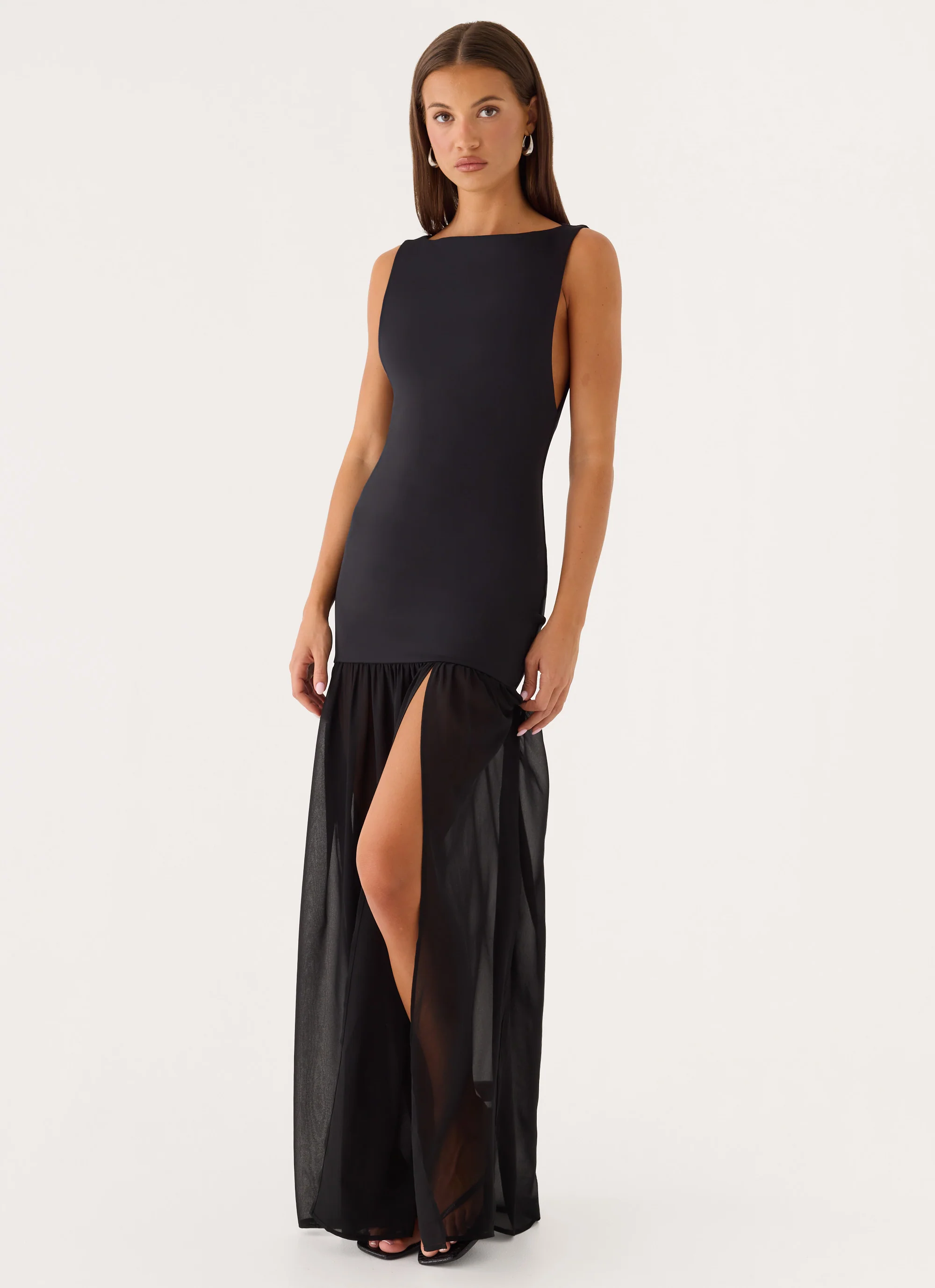 Seraphine Maxi Dress - Black - Image 6