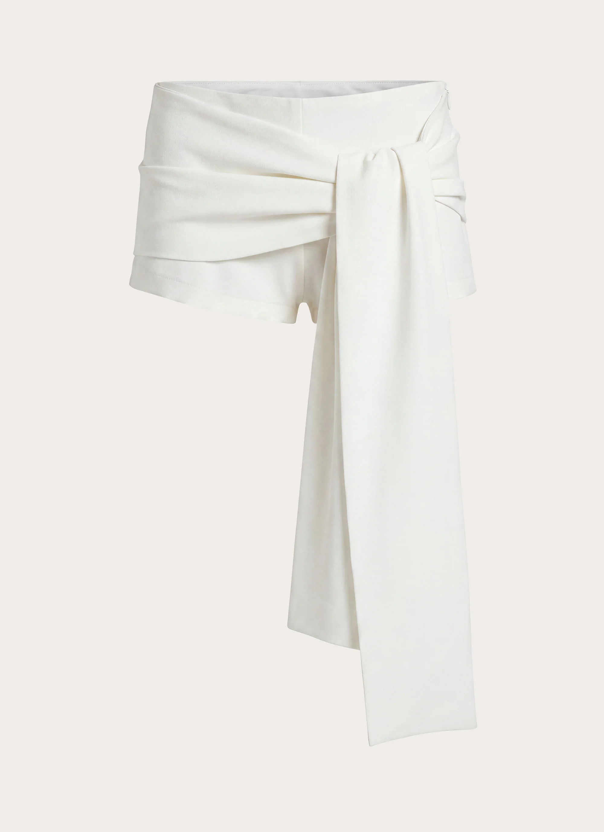 Sherlyn Sash Mini Shorts - White - Image 7