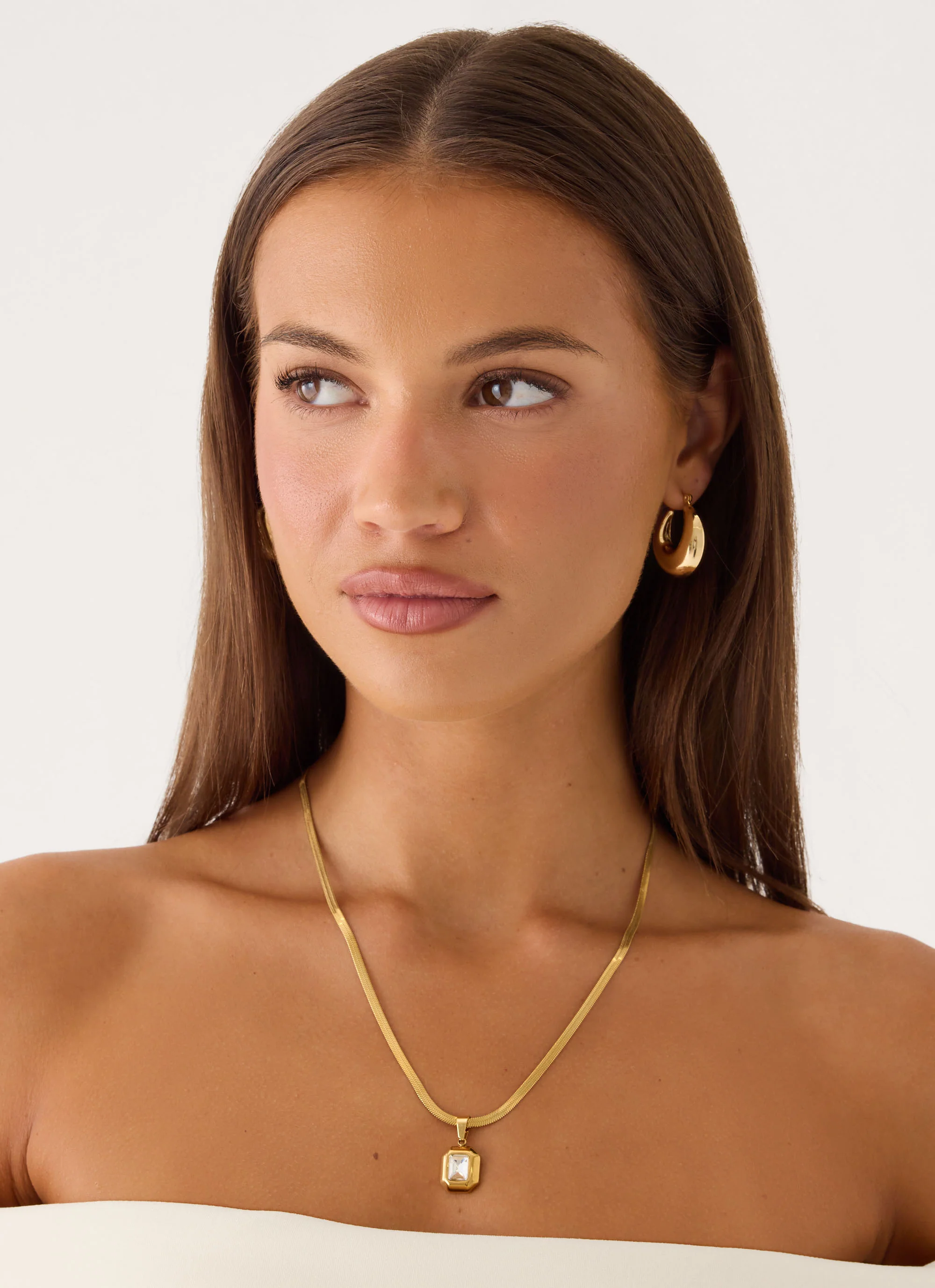 Soiree Charm Necklace - Gold - Image 4